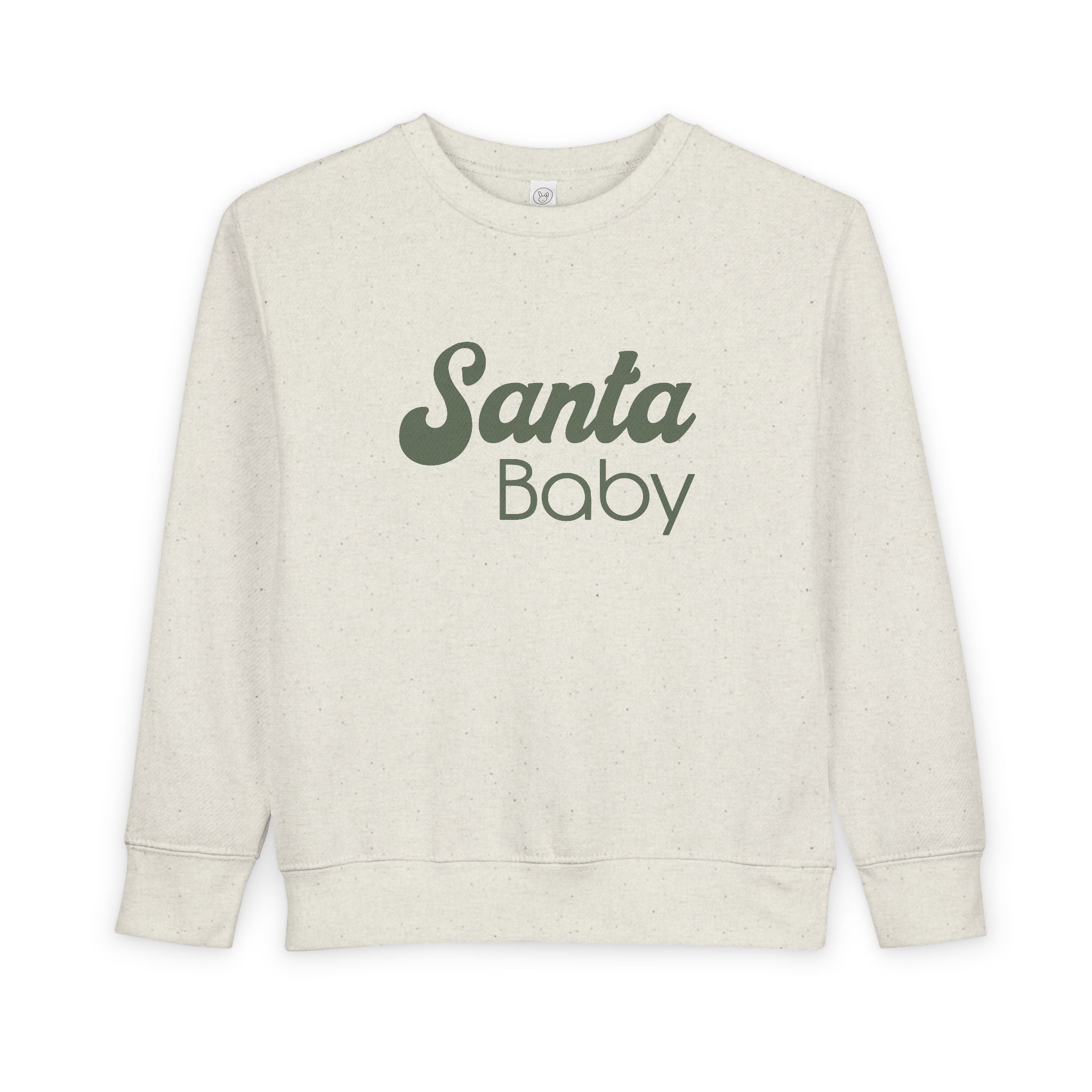 Santa Baby (Olive) | Toddler Fleece Sweatshirt