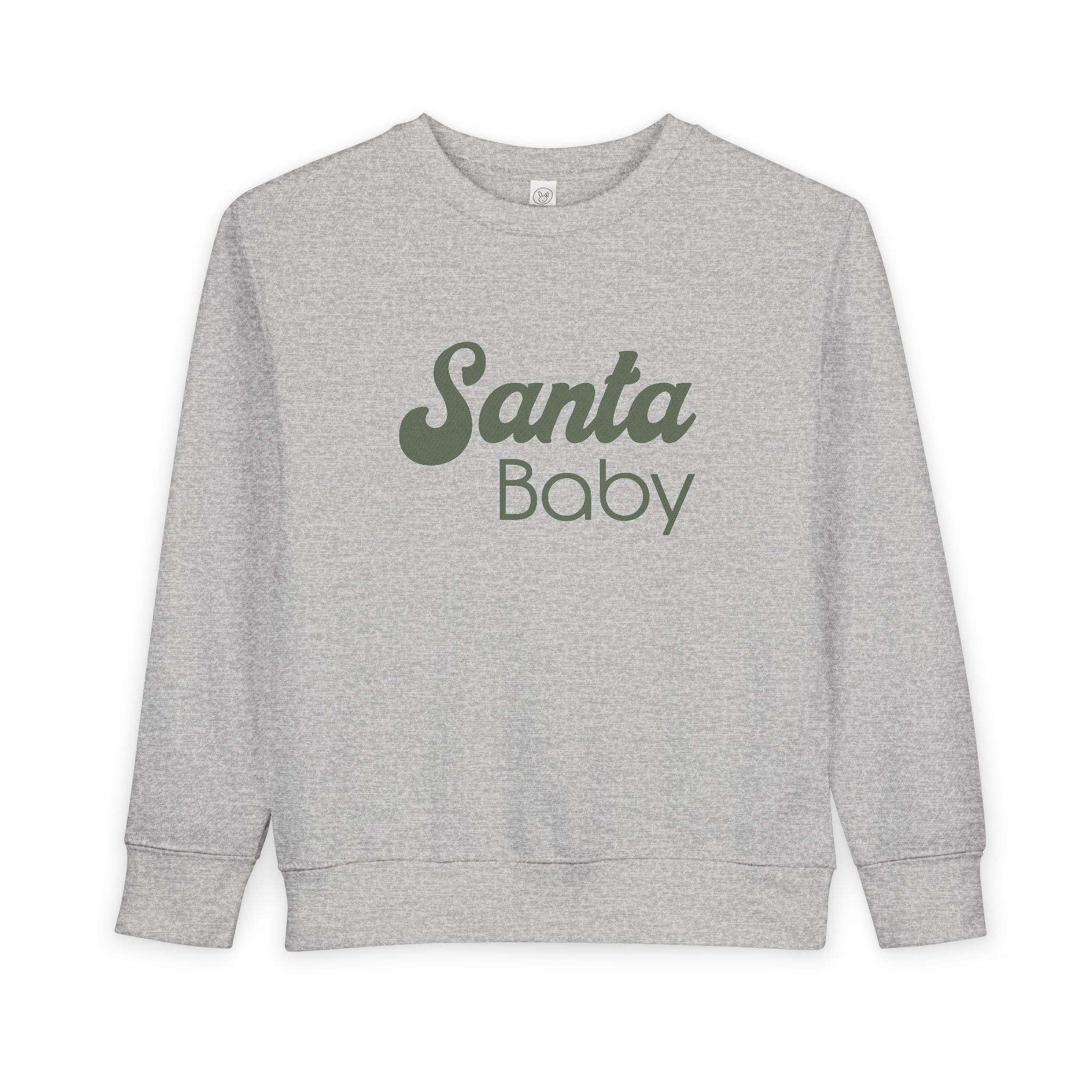 Santa Baby (Olive) | Toddler Fleece Sweatshirt