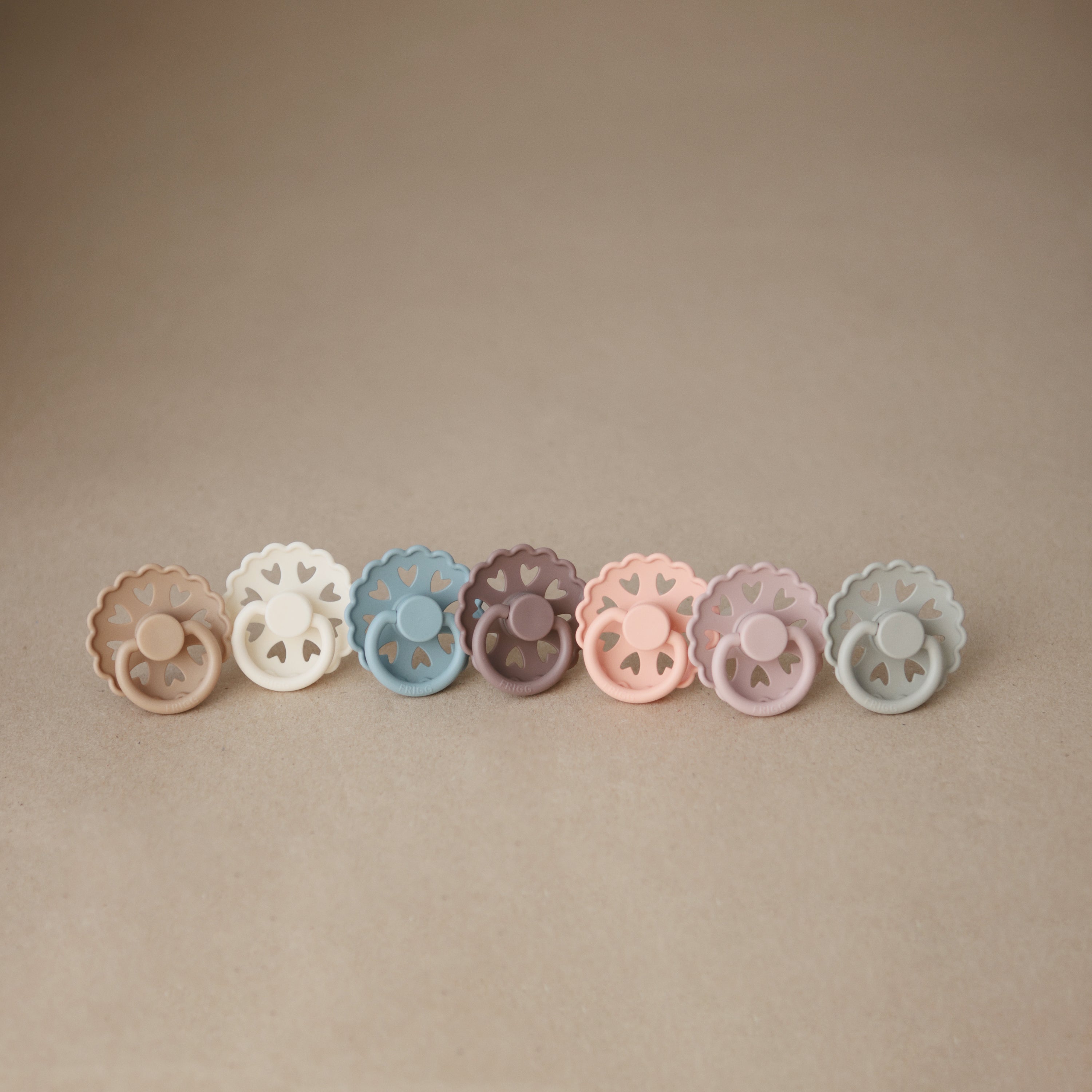 FRIGG Andersen Fairytale Silicone Pacifier 2 - Pack - Tenth & Pine - FRIGG PACIFIERS - 6 - 18 months - Stone Blue/Willow Gray