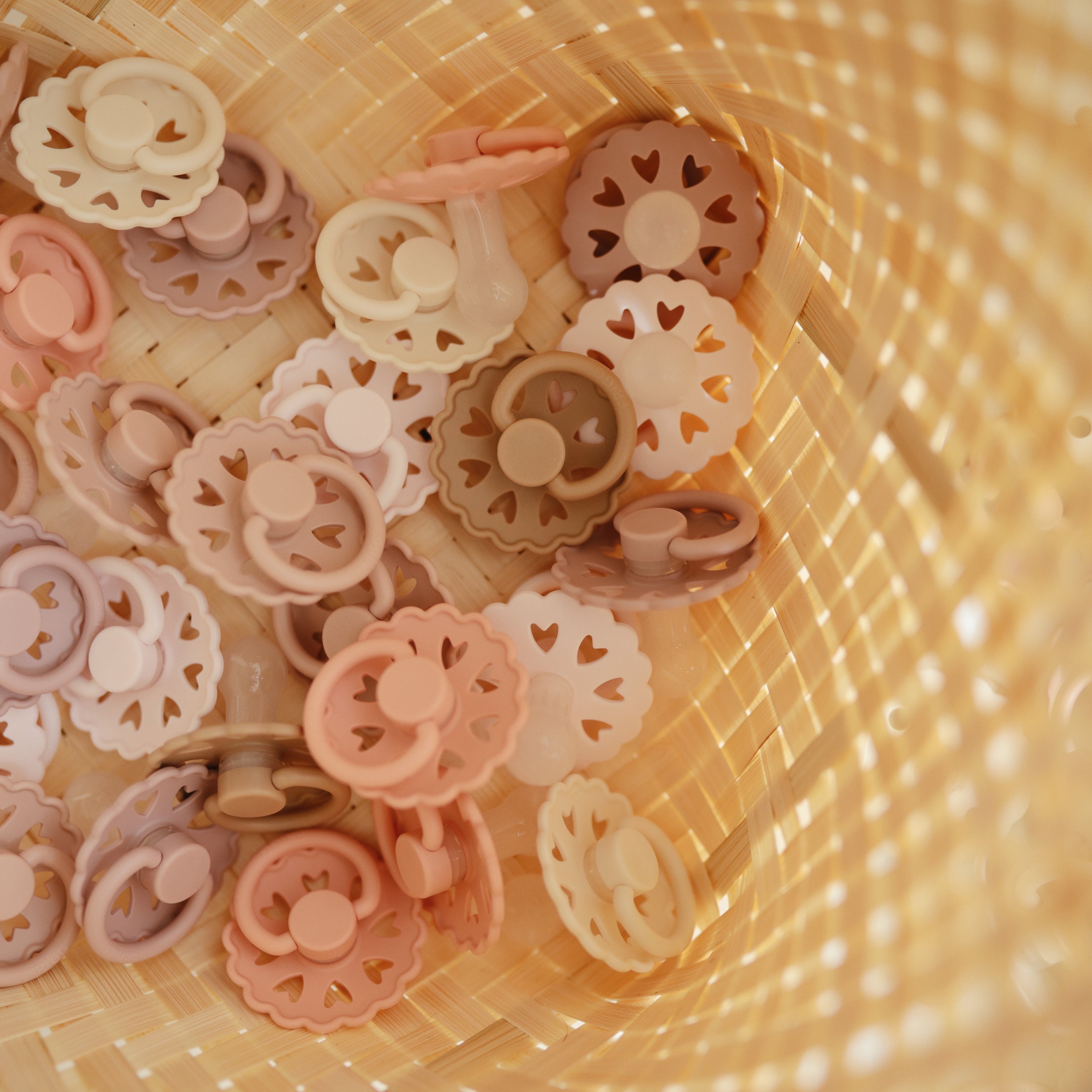 FRIGG Andersen Fairytale Silicone Pacifier 2 - Pack - Tenth & Pine - FRIGG PACIFIERS - 6 - 18 months - Stone Blue/Willow Gray