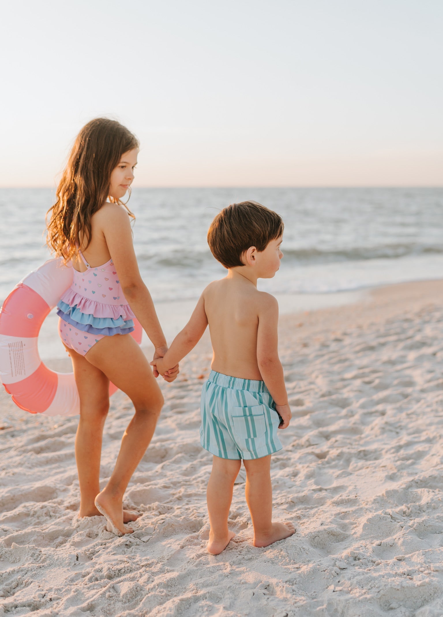 Candyland Stripe Swim Shorts