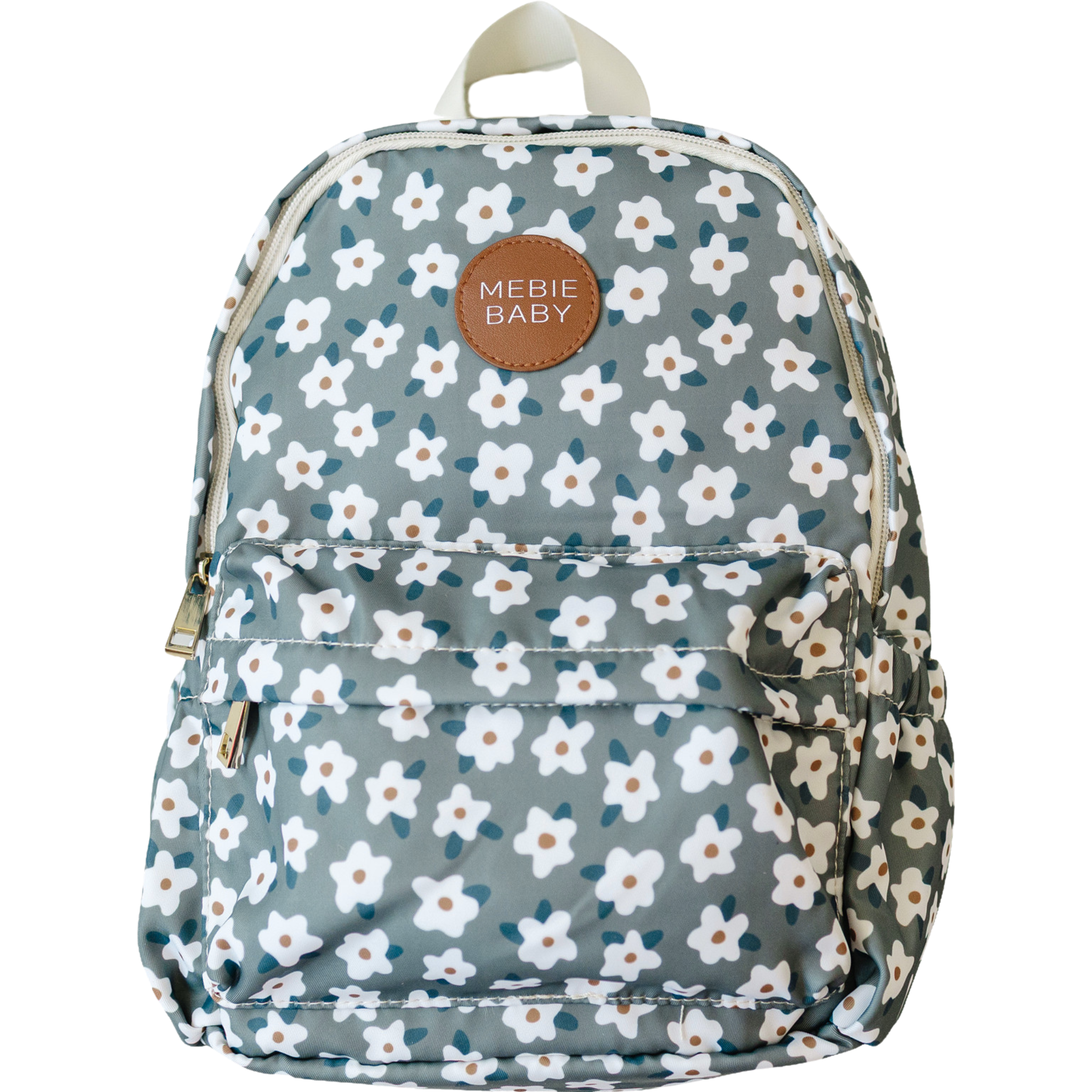 Green Floral Mini Backpack