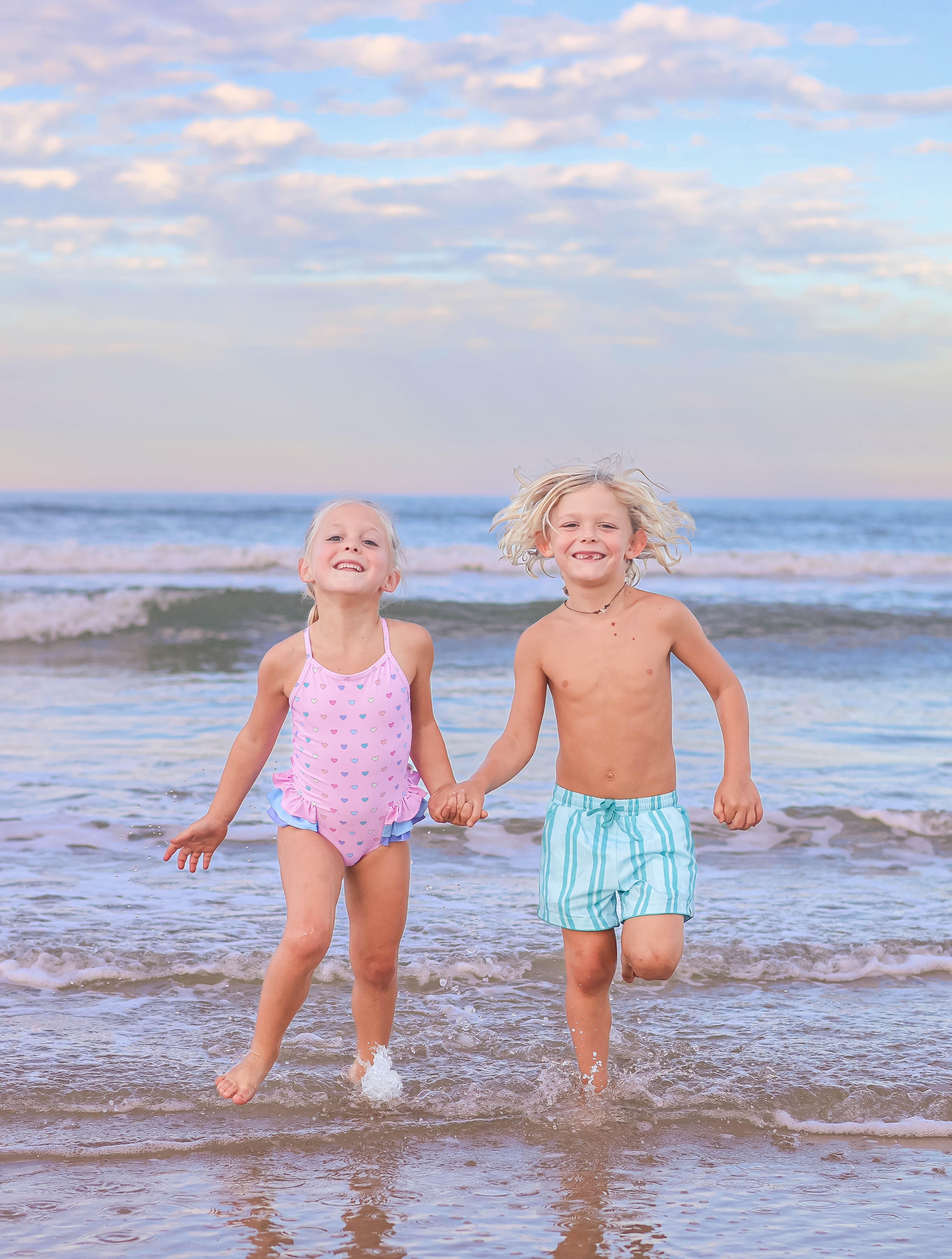 Candyland Stripe Swim Shorts