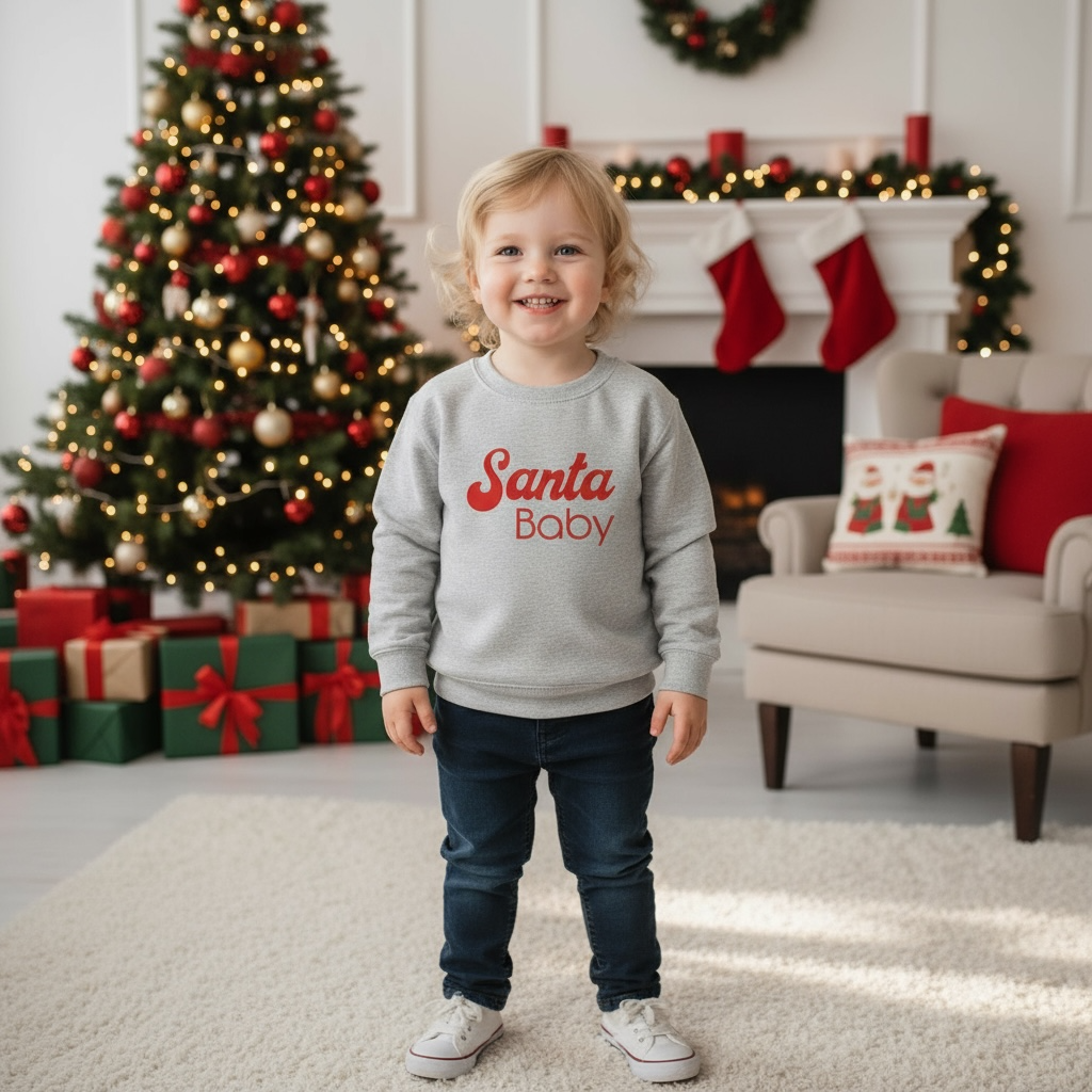 Santa Baby | Toddler Fleece Sweatshirt