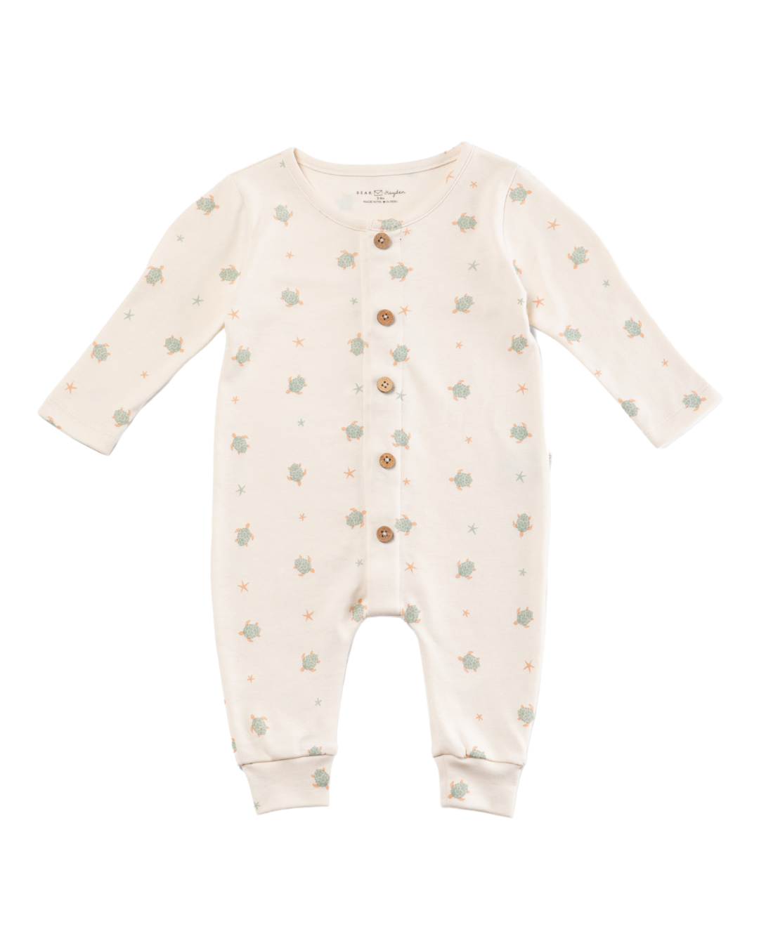 Quinn Magnetic Playsuit in Turtles