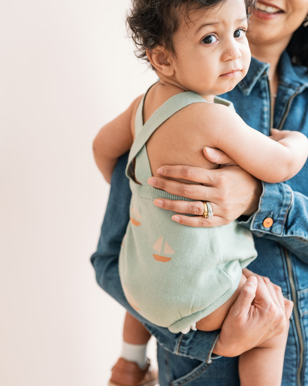 Frankie Romper Seafoam