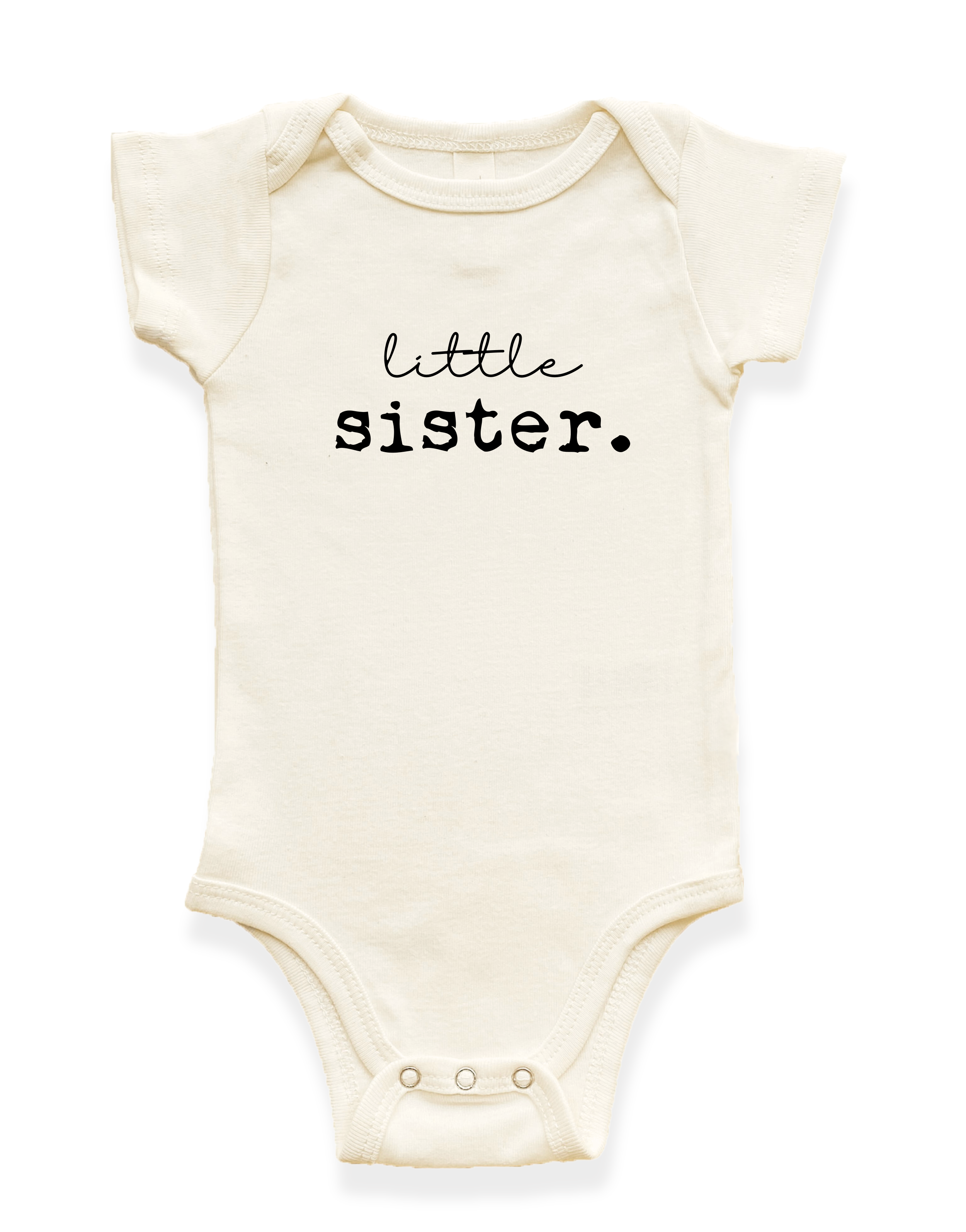 Little Sister Organic Baby Bodysuit
