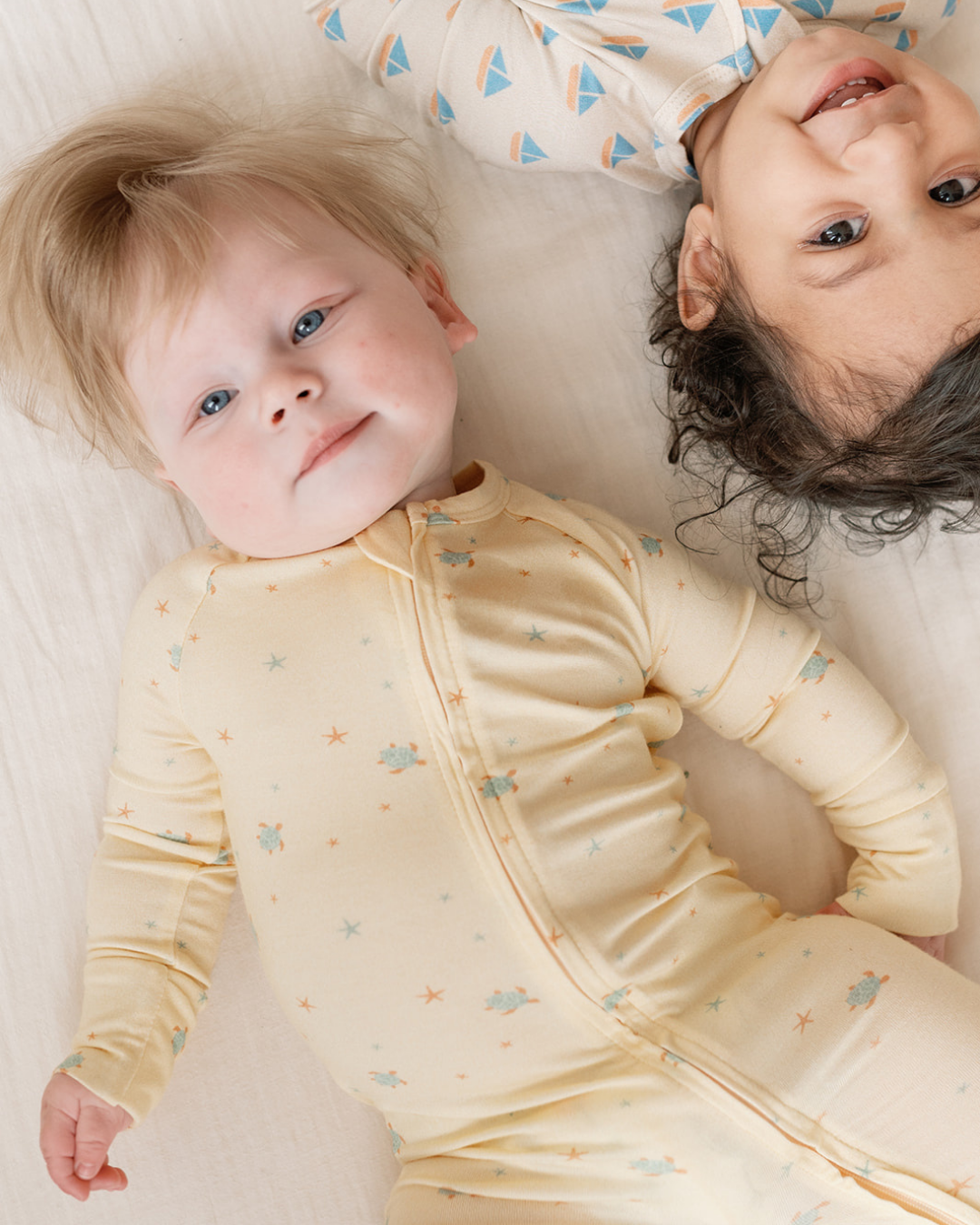 Modal Convertible Footy Pajamas in Turtles