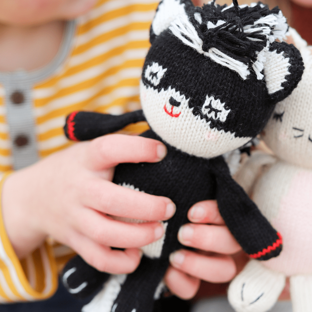 Baby Skunk - Tenth & Pine - Baby Knit Doll -