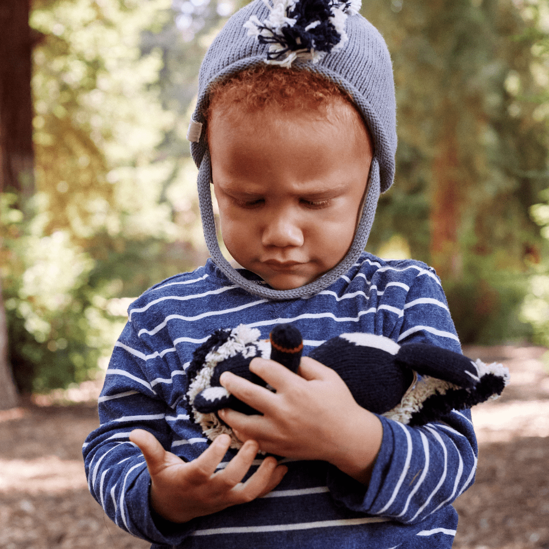 Baby Skunk - Tenth & Pine - Baby Knit Doll -