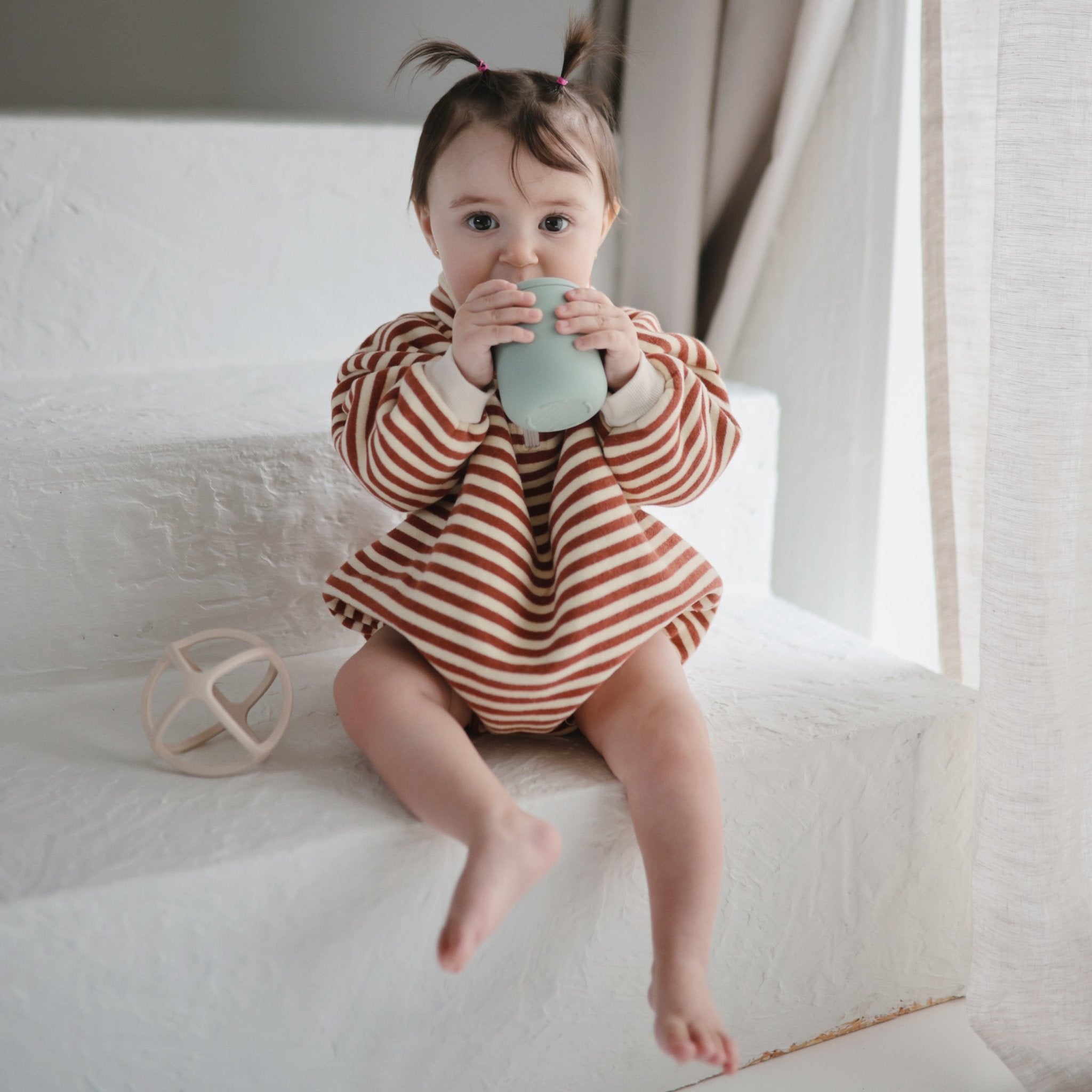 Ball Teether - Tenth & Pine - teether - Dove Gray