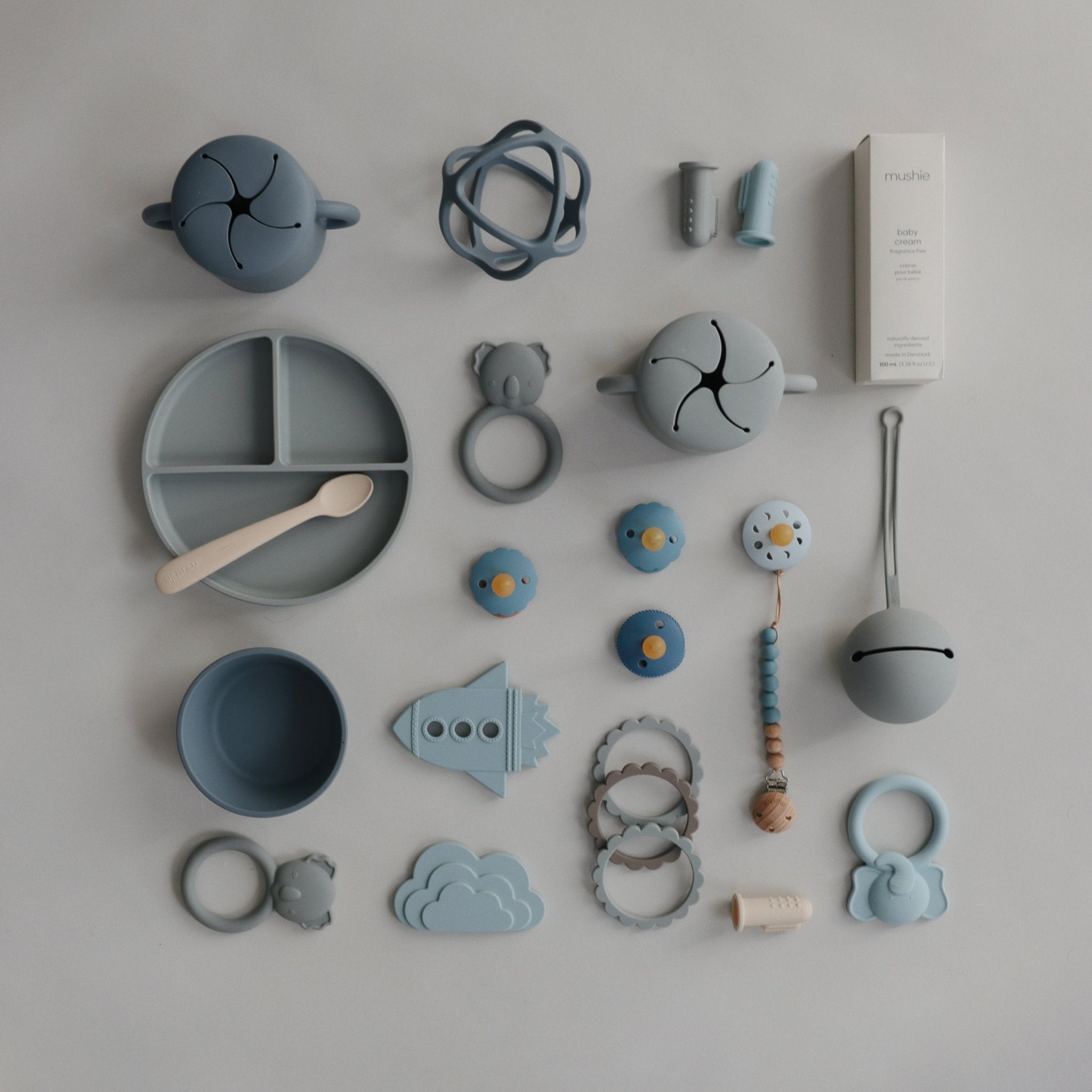 Ball Teether - Tenth & Pine - teether - Dove Gray