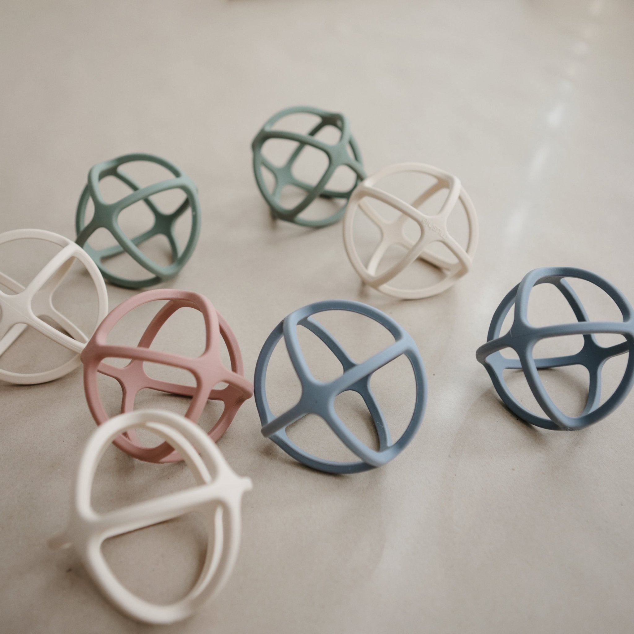 Ball Teether - Tenth & Pine - teether - Dove Gray