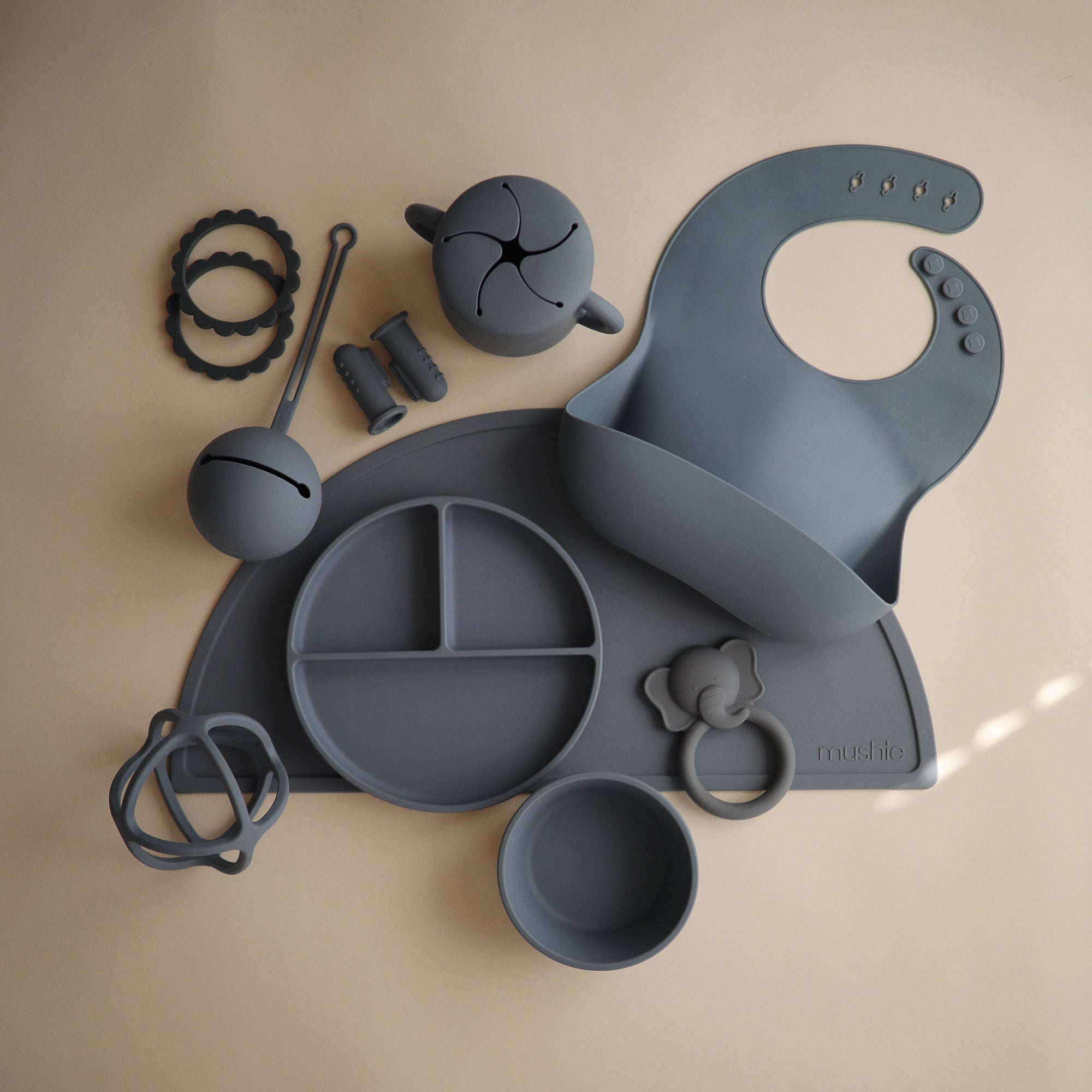 Ball Teether - Tenth & Pine - teether - Dove Gray