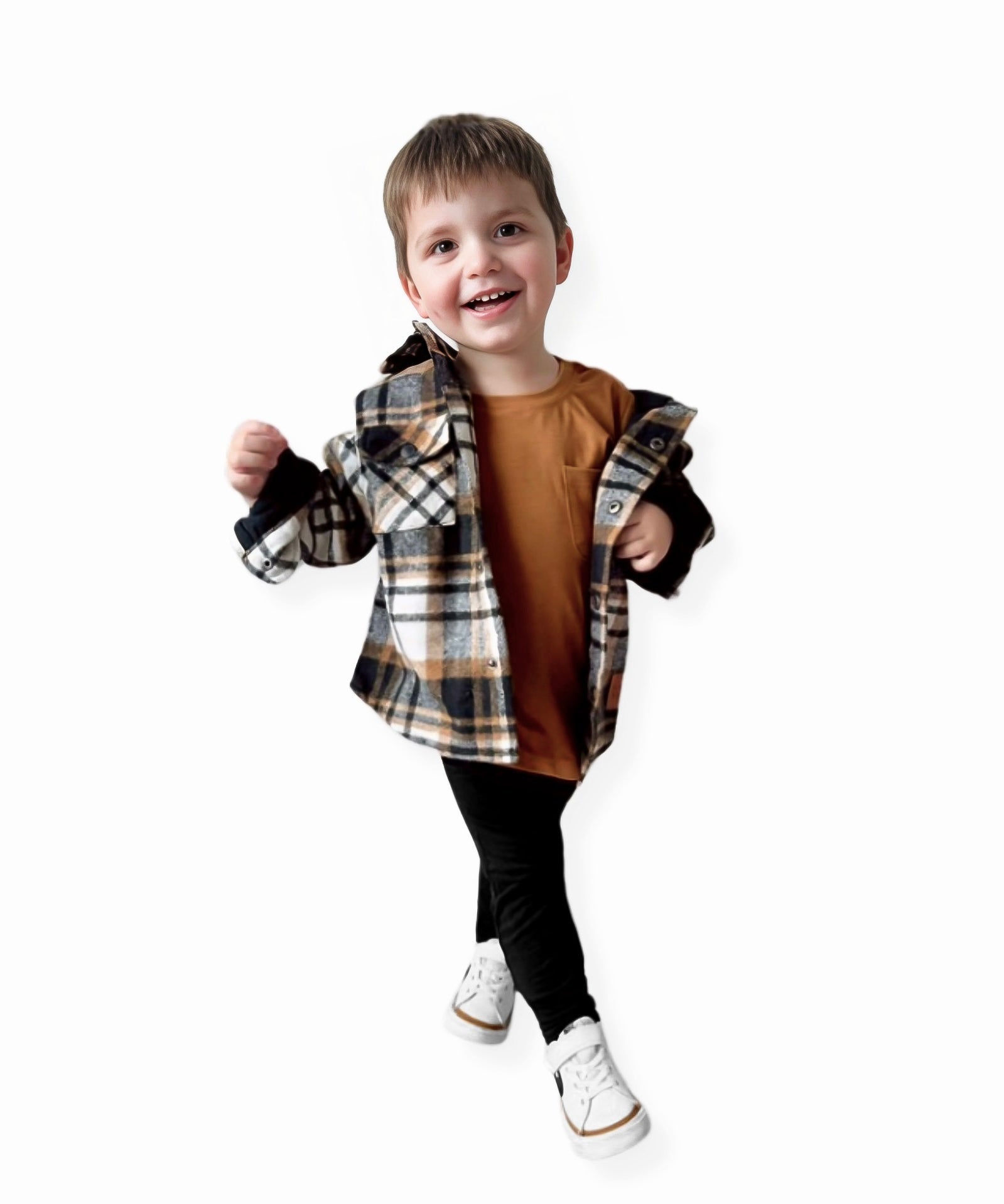 BAMBOO POCKET TEE - CARAMEL - Tenth & Pine - 3 - 6M