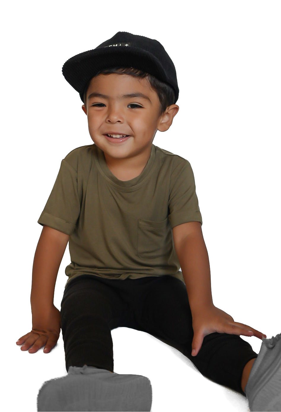 BAMBOO POCKET TEE - PINE - Tenth & Pine - 3 - 6M