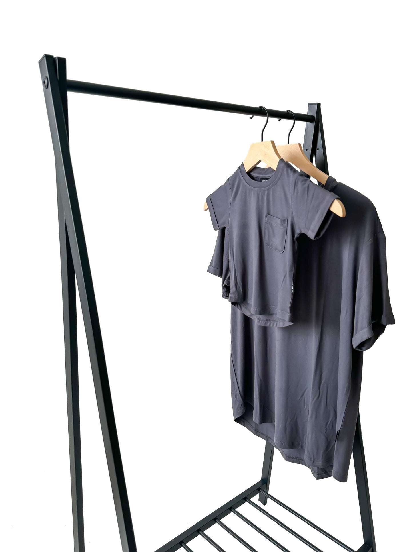 BAMBOO POCKET TEE - STORM - Tenth & Pine - 3 - 6M