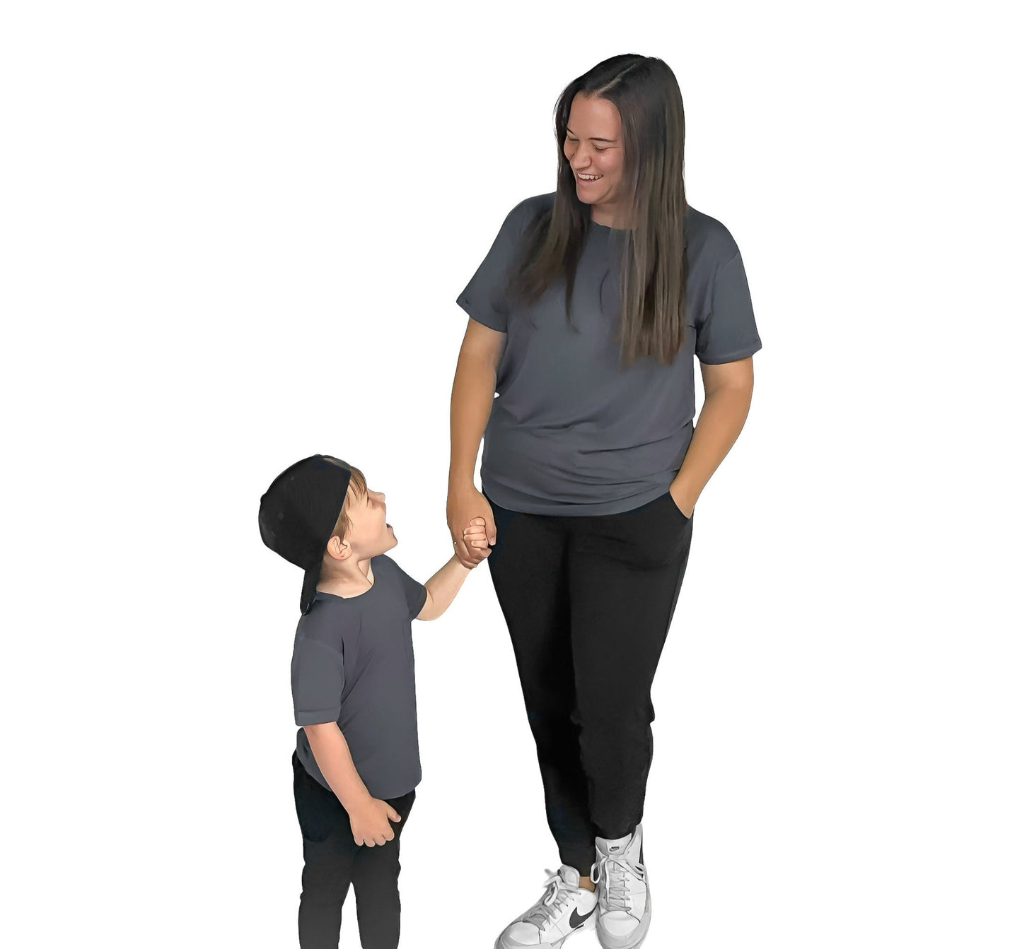 BAMBOO POCKET TEE - STORM - Tenth & Pine - 3 - 6M