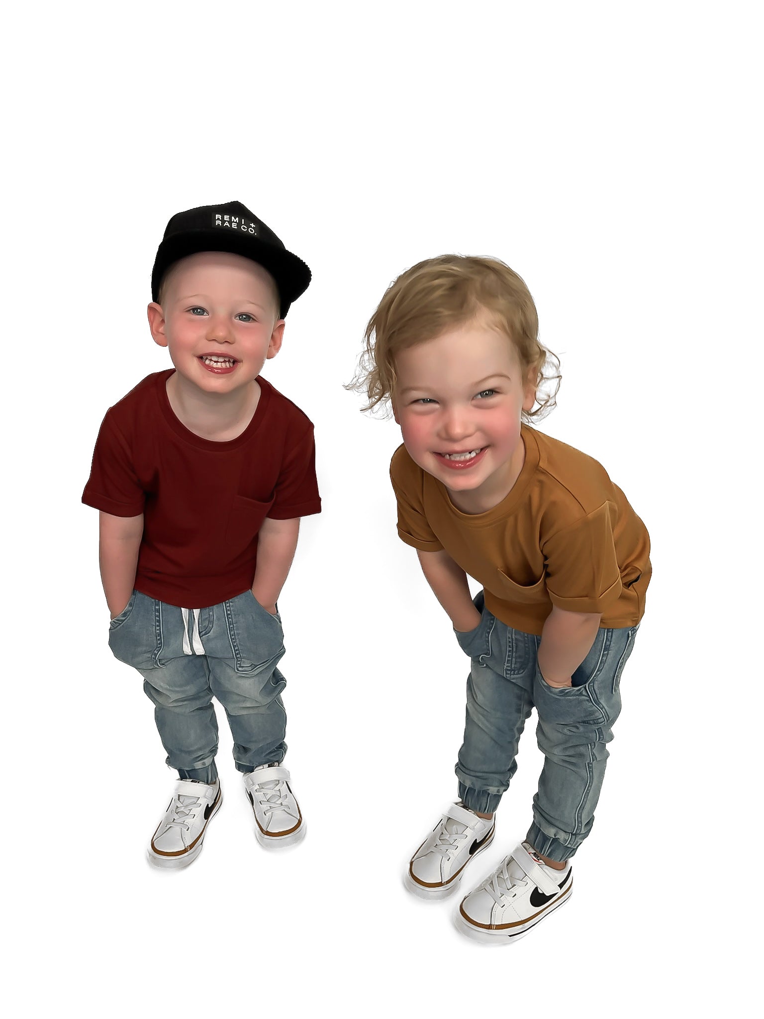 BAMBOO POCKET TEE - WINE - Tenth & Pine - 3 - 6M