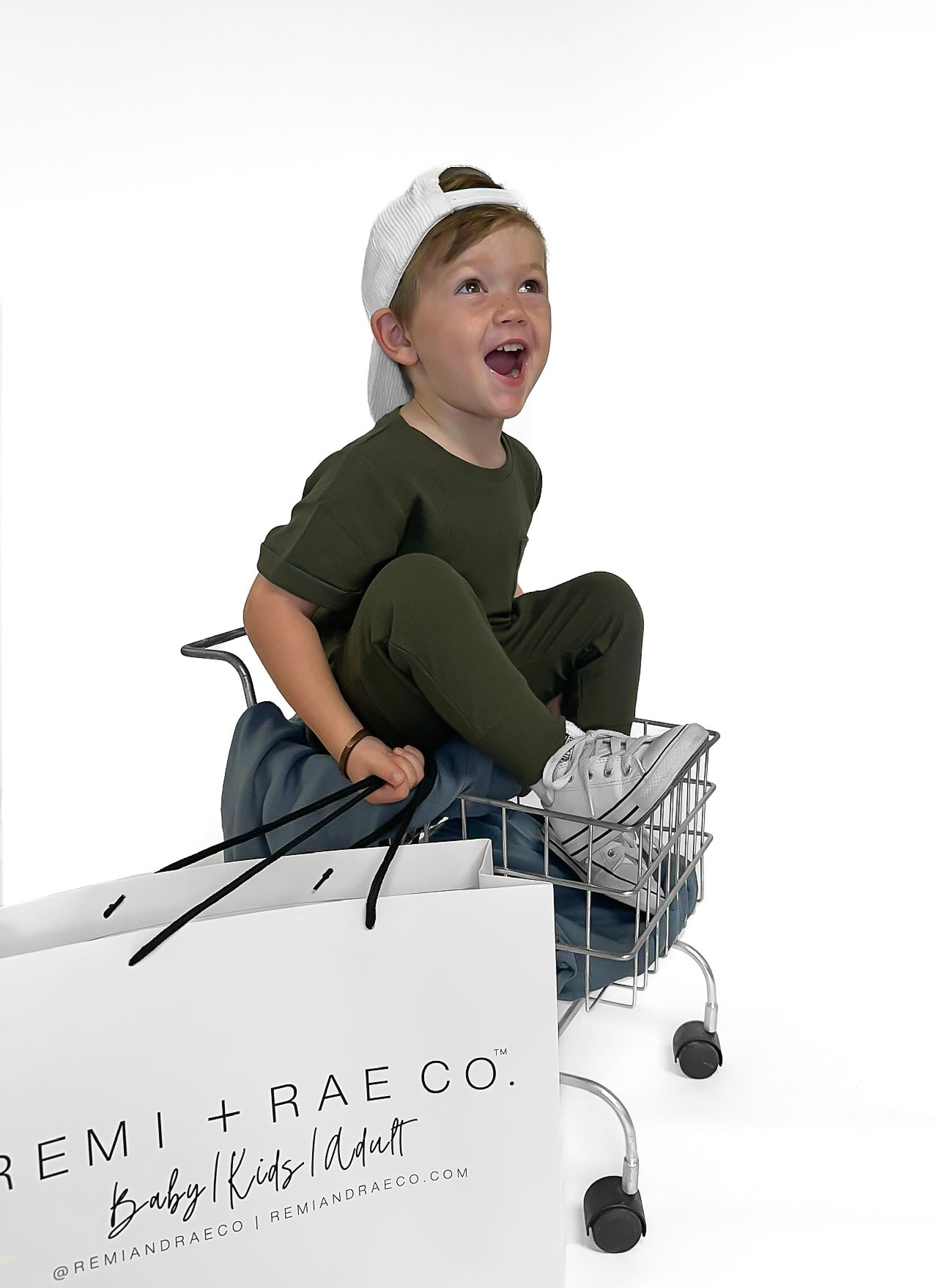 BAMBOO RIBBED POCKET TEE - HUNTER - Tenth & Pine - 3 - 6M