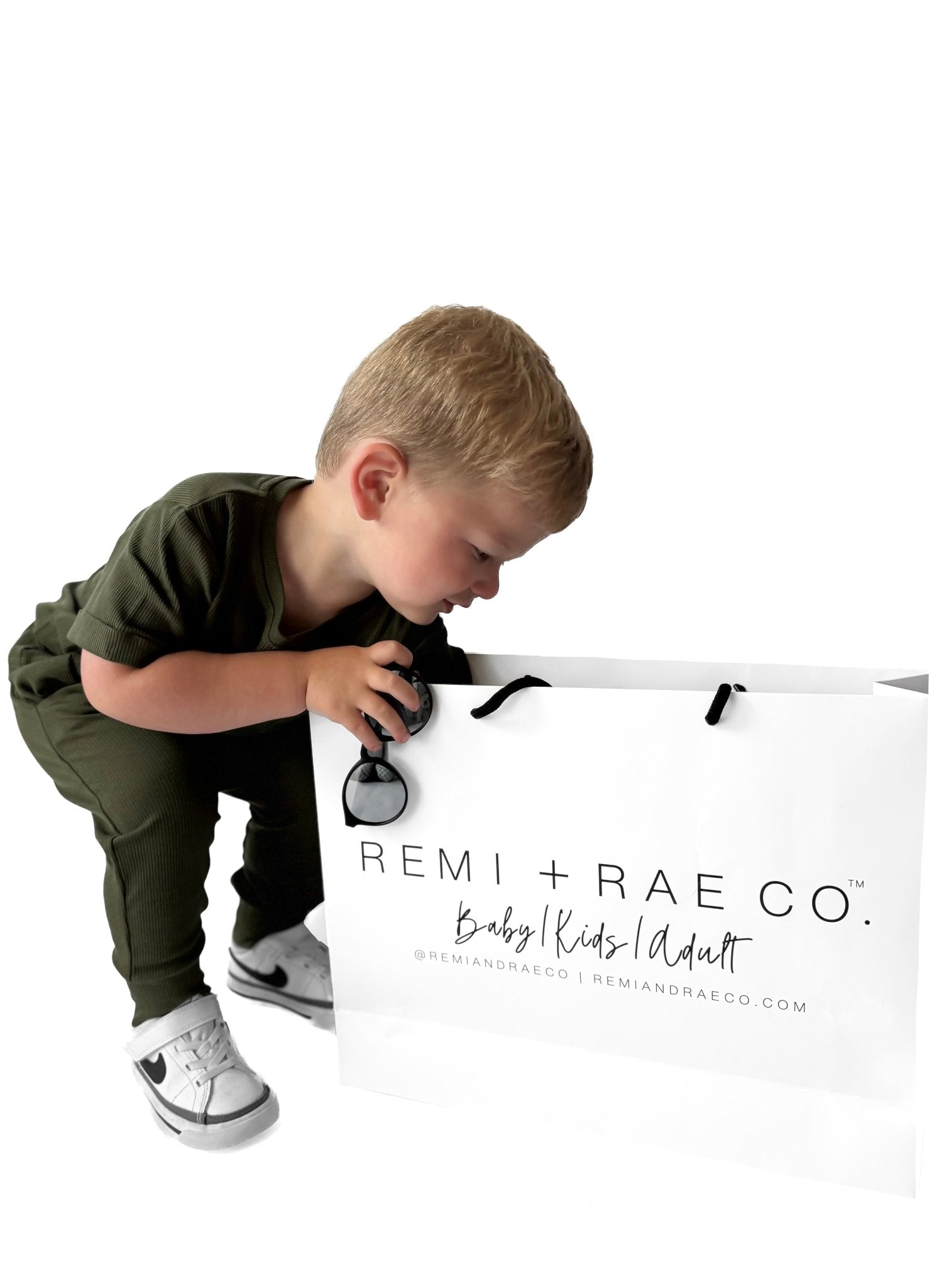 BAMBOO RIBBED POCKET TEE - HUNTER - Tenth & Pine - 3 - 6M