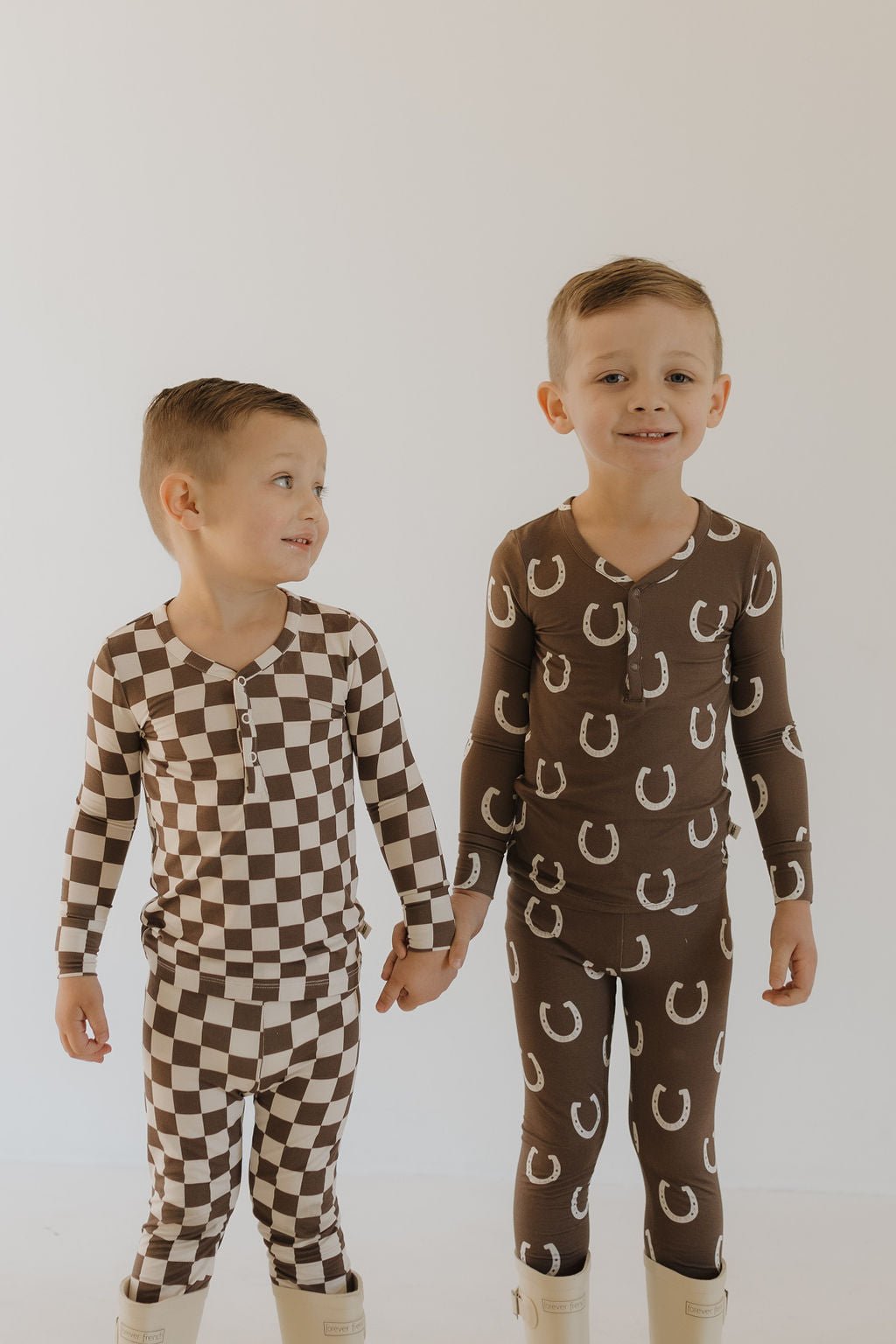 Bamboo Two Piece Pajamas | Giddy Up - Tenth & Pine - Pajamas - 2/3 Years