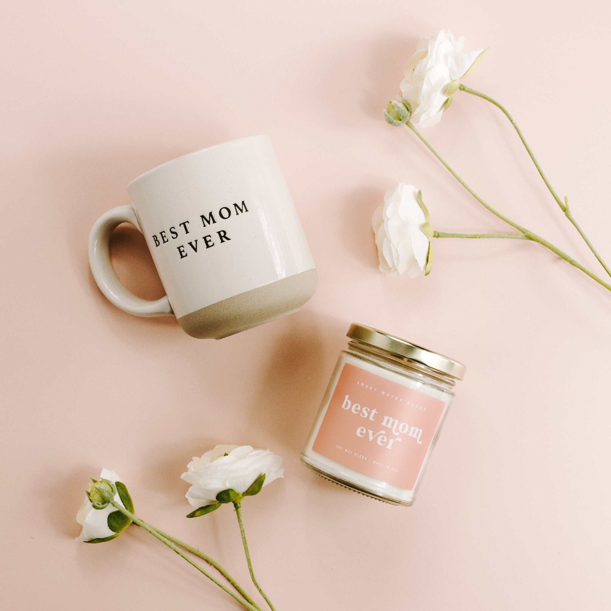 Best Mom Ever 14oz. Stoneware Coffee Mug - Tenth & Pine - Coffee Mugs -