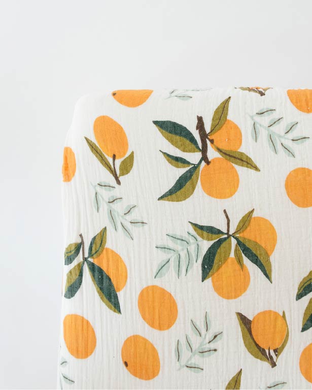 Clementine Crib Sheet - Tenth & Pine - Crib Sheets -