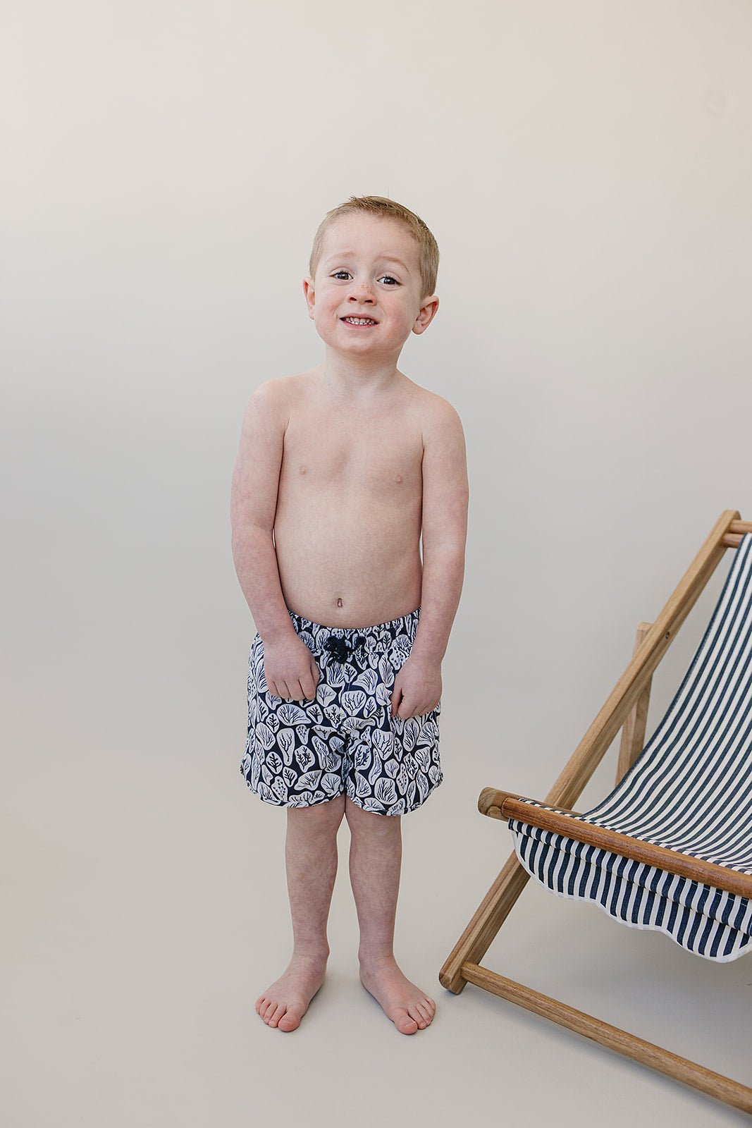 Coral Reef Swim Shorts - Tenth & Pine - Swim Shorts - 0 - 3