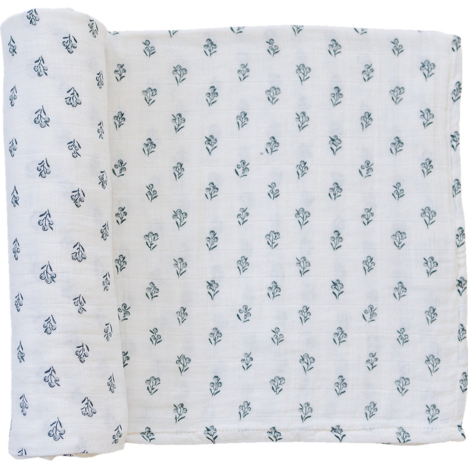 Cream Berry Muslin Swaddle Blanket - Tenth & Pine -