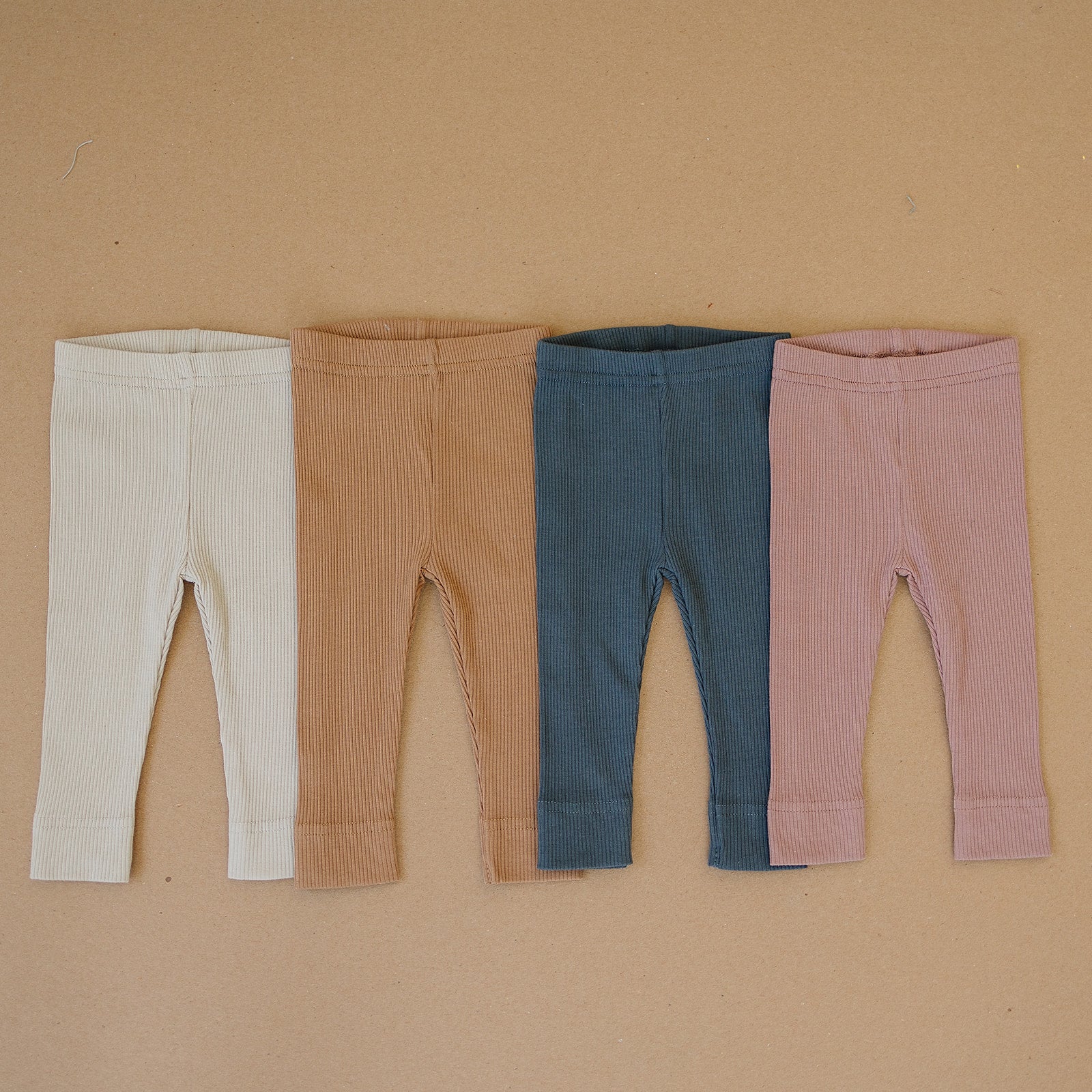Dusty Rose Organic Leggings - Tenth & Pine - Leggings - 0 - 3 - Mebie Baby