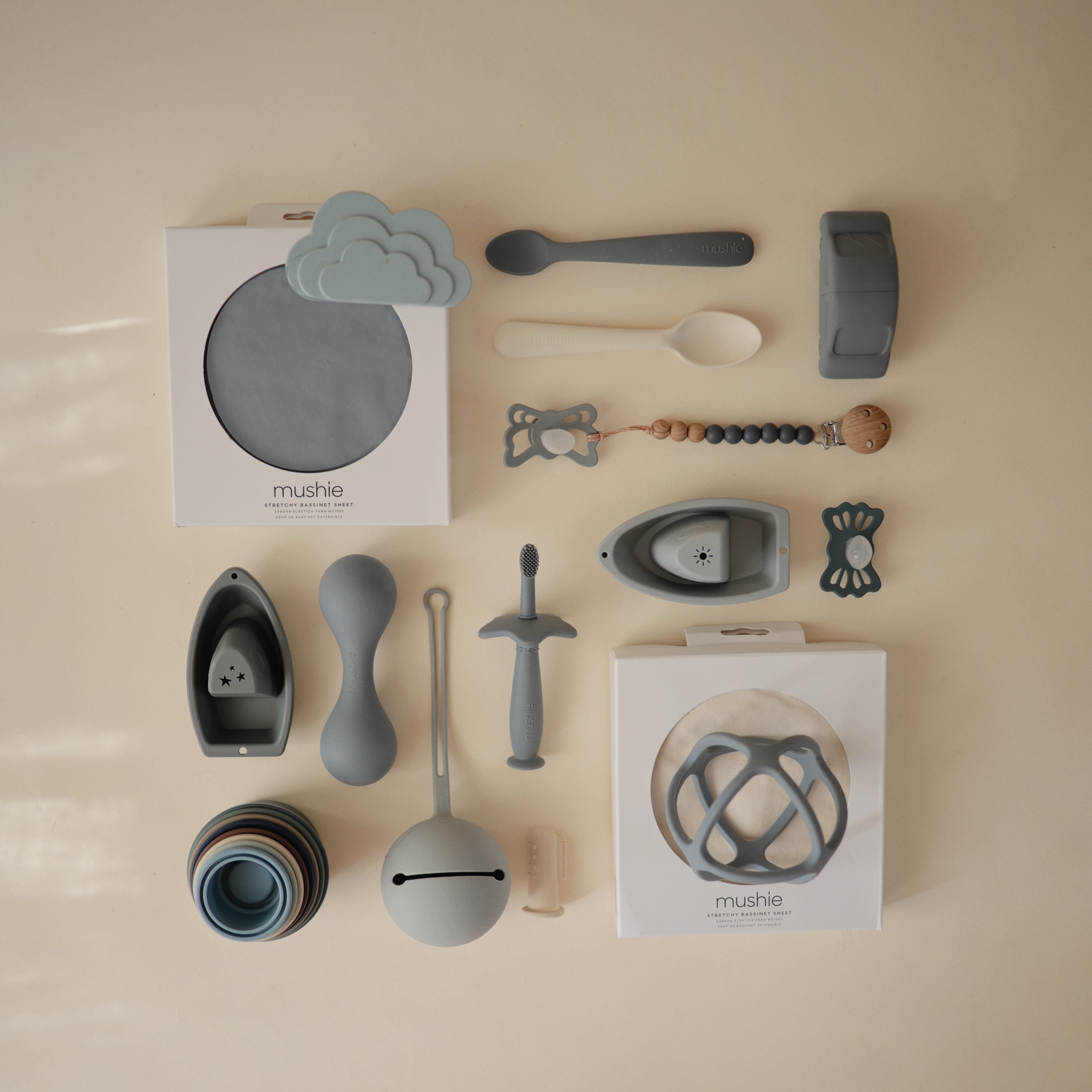 Silicone Pacifier Clip | Eva - Tenth & Pine - Pacifier Clip - Black