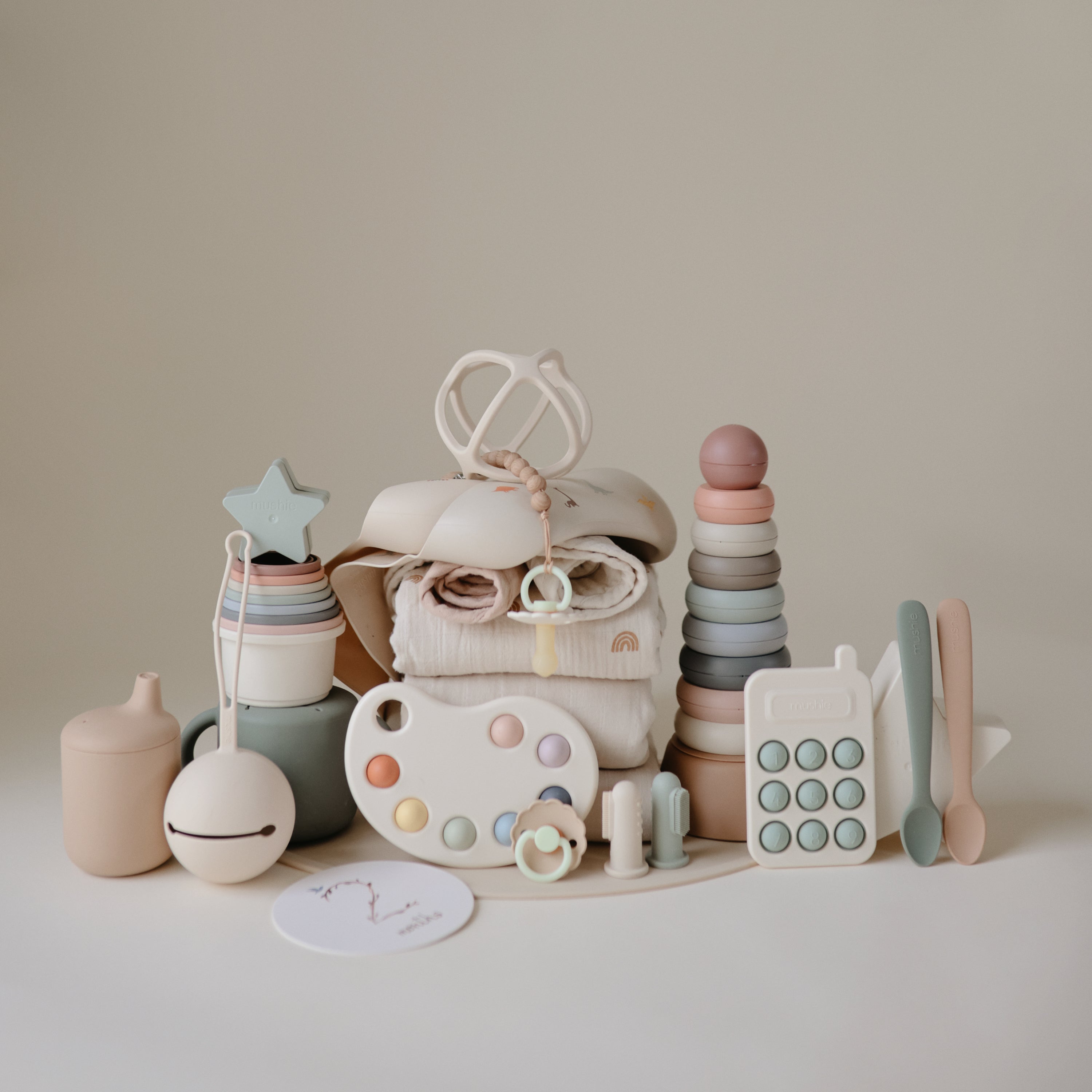 Silicone Pacifier Case - Tenth & Pine - pacifier case - Natural