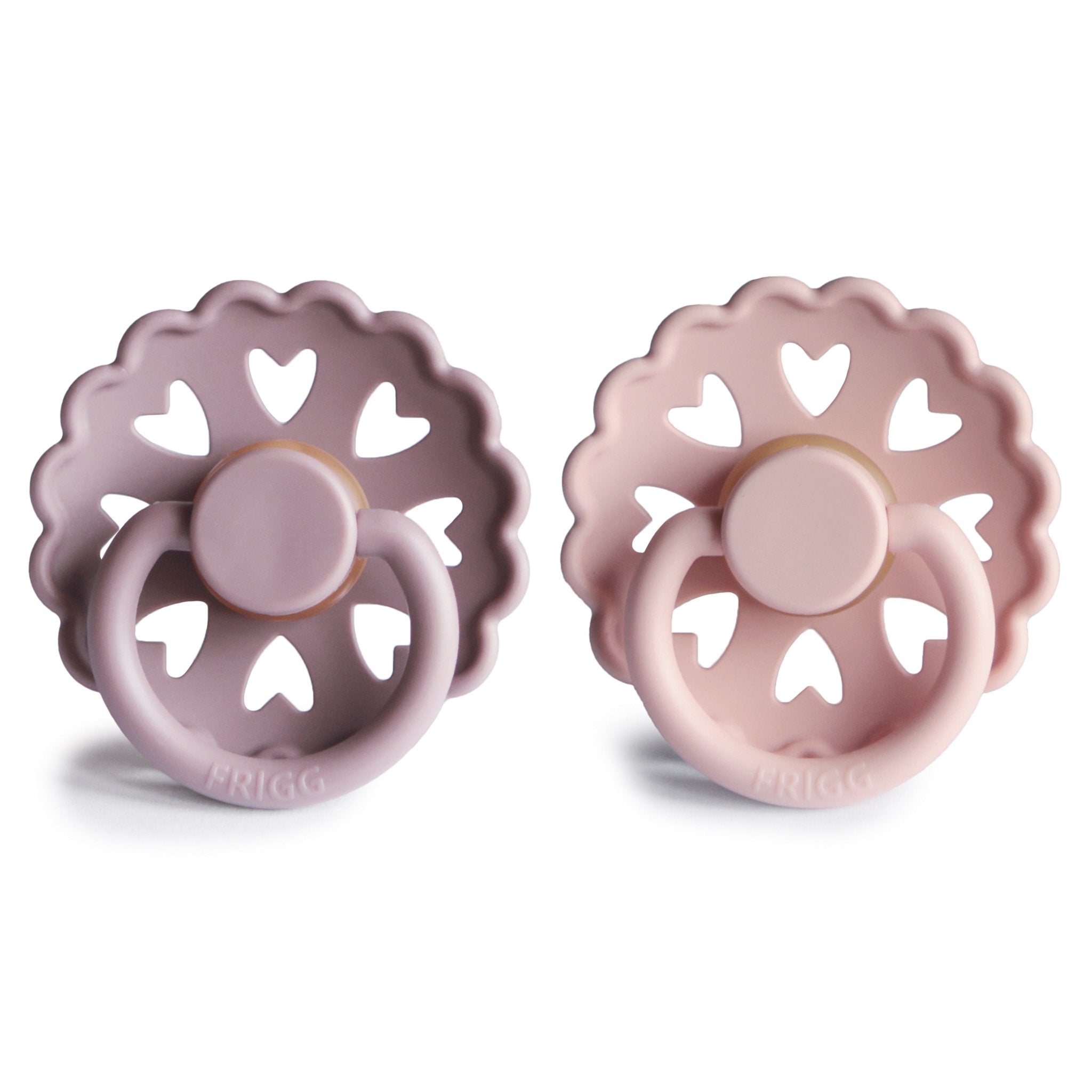 FRIGG Andersen Fairytale Natural Rubber Pacifier 2 - Pack - Tenth & Pine - FRIGG PACIFIERS - 6 - 18 months - Twilight Mauve/Primrose