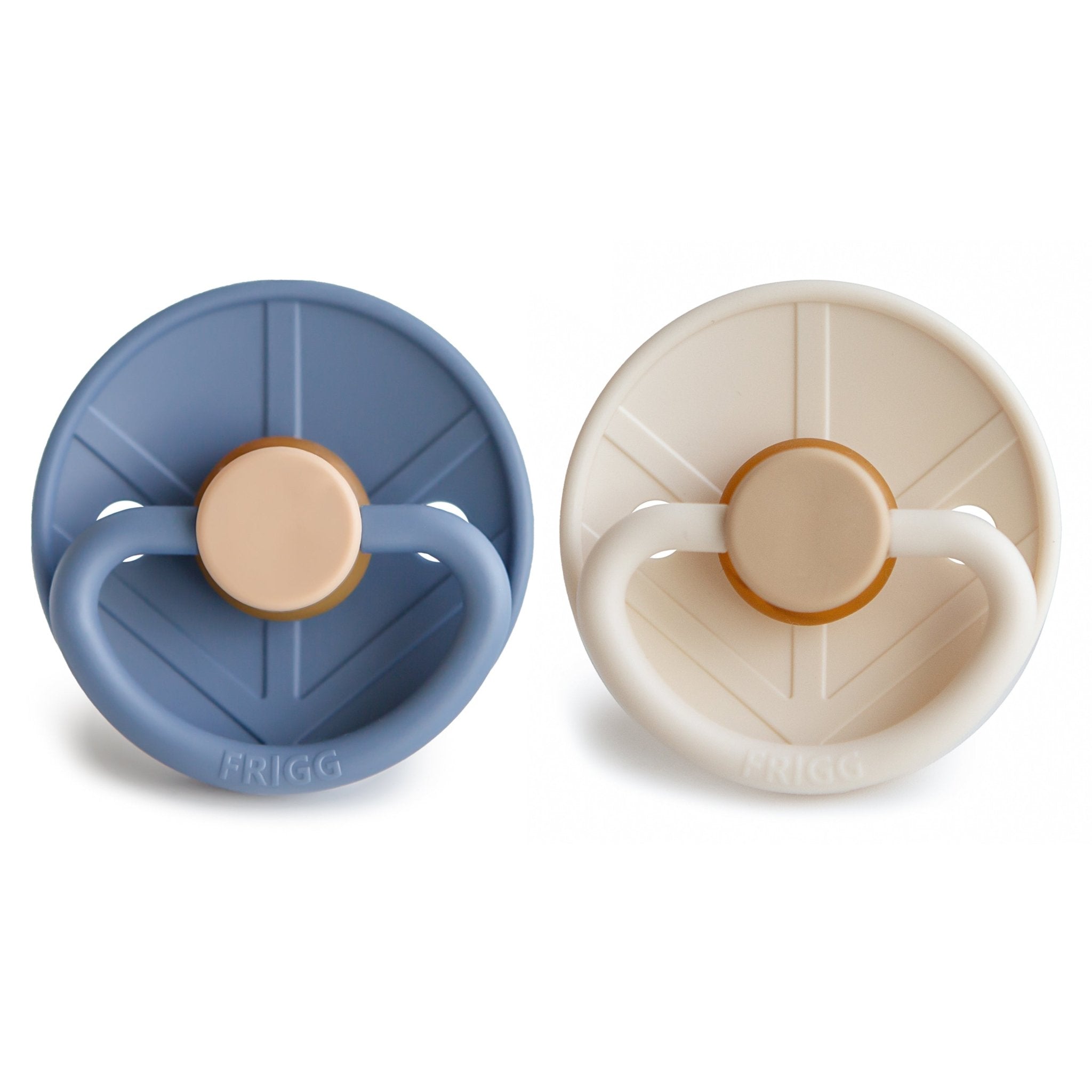 FRIGG Little Viking Natural Rubber Pacifier 2 - Pack - Tenth & Pine - Pacifiers & Teethers - 6 - 18 months - Ocean View/Cocoa