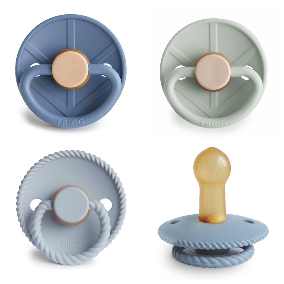 FRIGG Natural Rubber Pacifier 4 - Pack - Tenth & Pine - FRIGG PACIFIERS - 6 - 18 Months - Skyline Serenity
