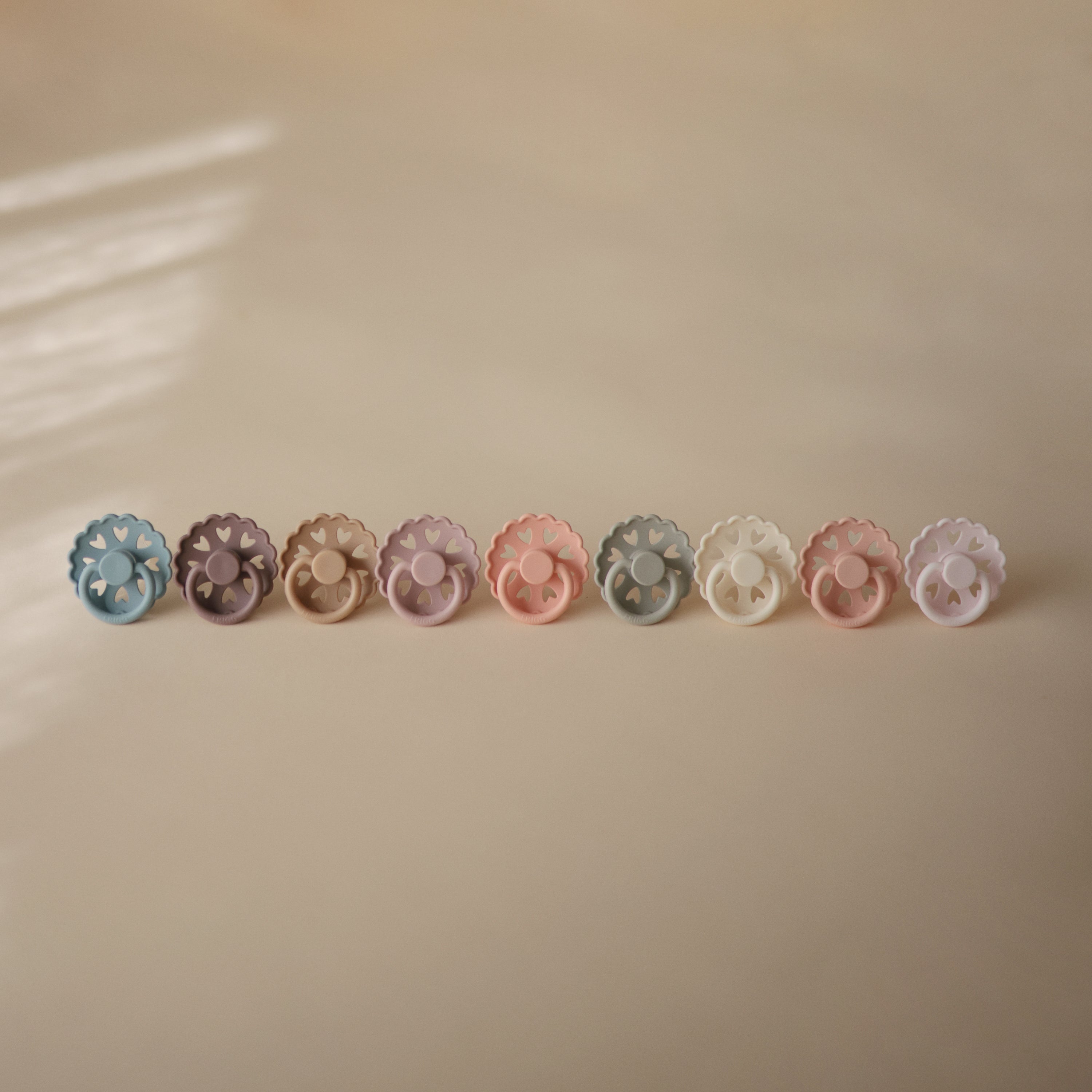 FRIGG Andersen Fairytale Silicone Pacifier 2 - Pack - Tenth & Pine - FRIGG PACIFIERS - 6 - 18 months - Stone Blue/Willow Gray