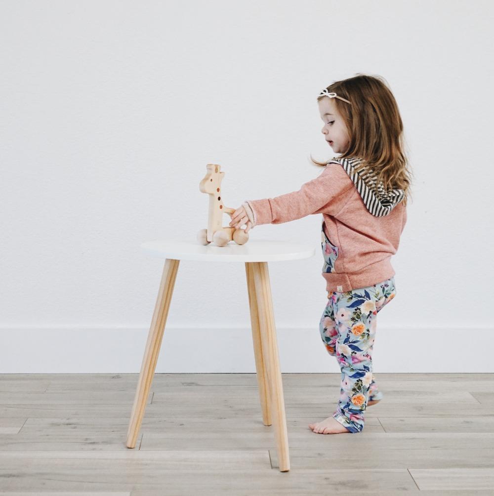 Giraffe Push Toy - Tenth & Pine - Wooden Toy -