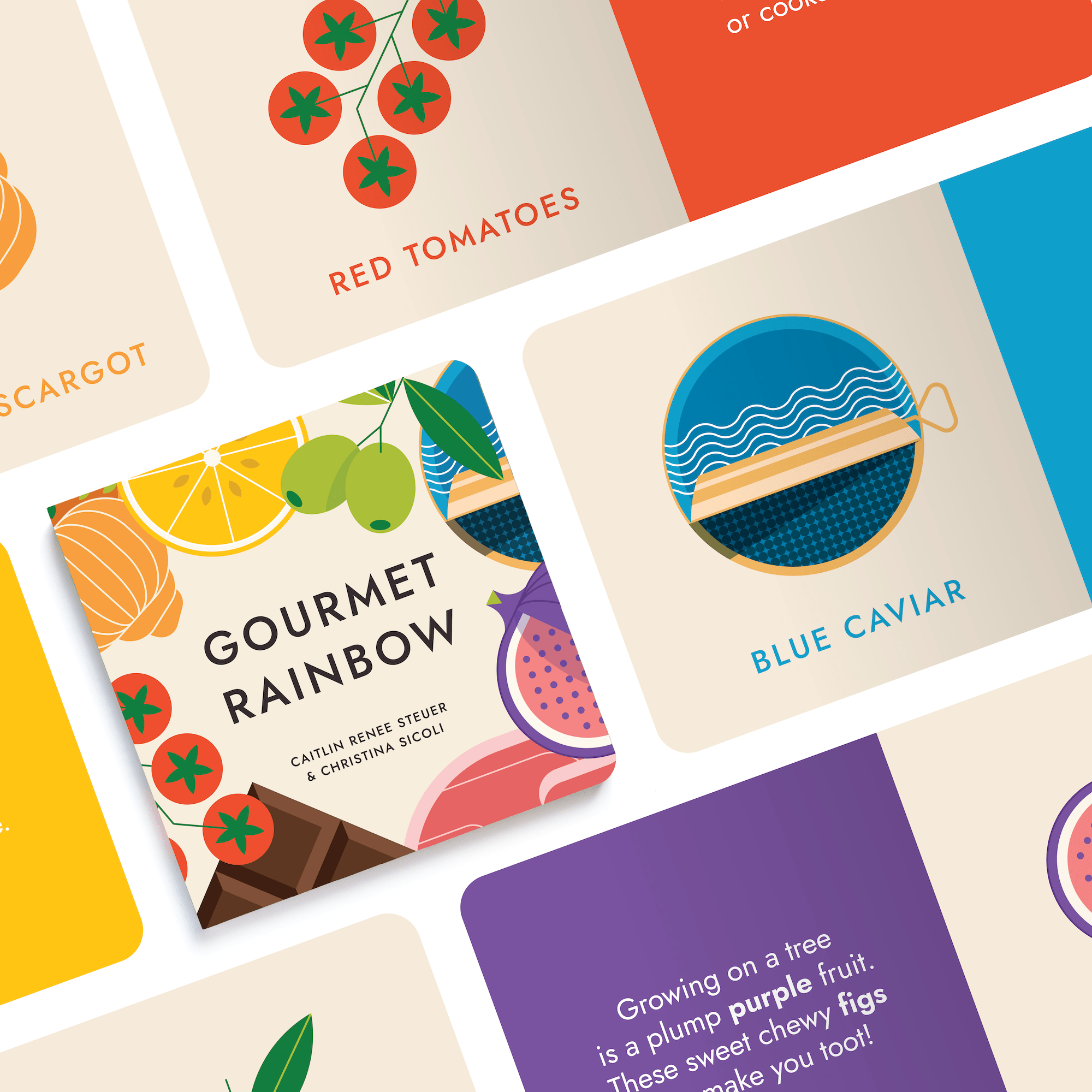 Gourmet Rainbow Board Book - Tenth & Pine - Board Book -