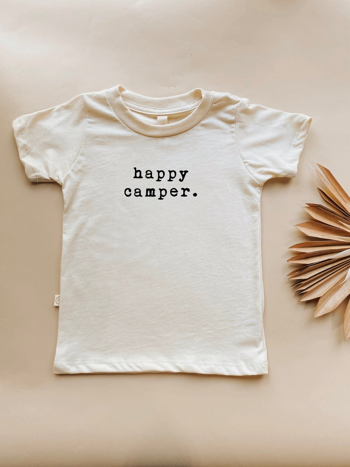 Happy Camper Organic Cotton Short Sleeve Toddler T-Shirt - Tenth & Pine - Short Sleeve Tee - 2T - Tenth & Pine