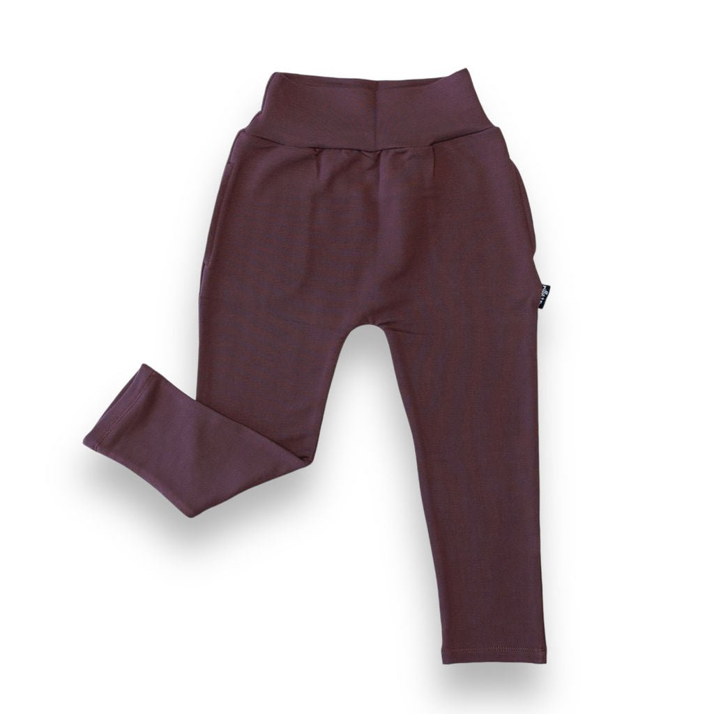 HAREM PANTS - Black Cherry - Tenth & Pine - harem pants - 0/6m