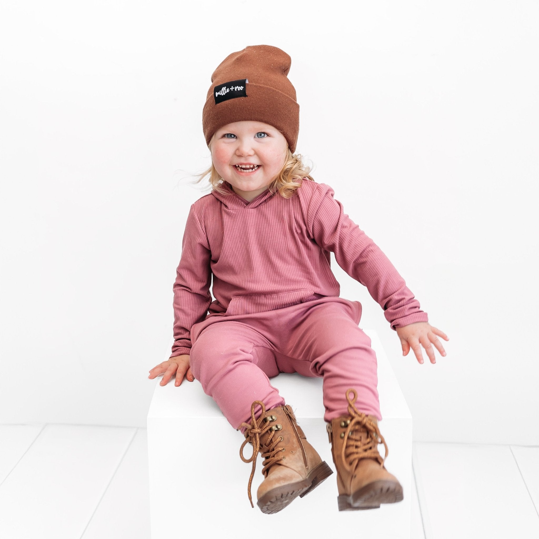 HAREM PANTS - Mauve - Tenth & Pine - harem pants - 0/6m