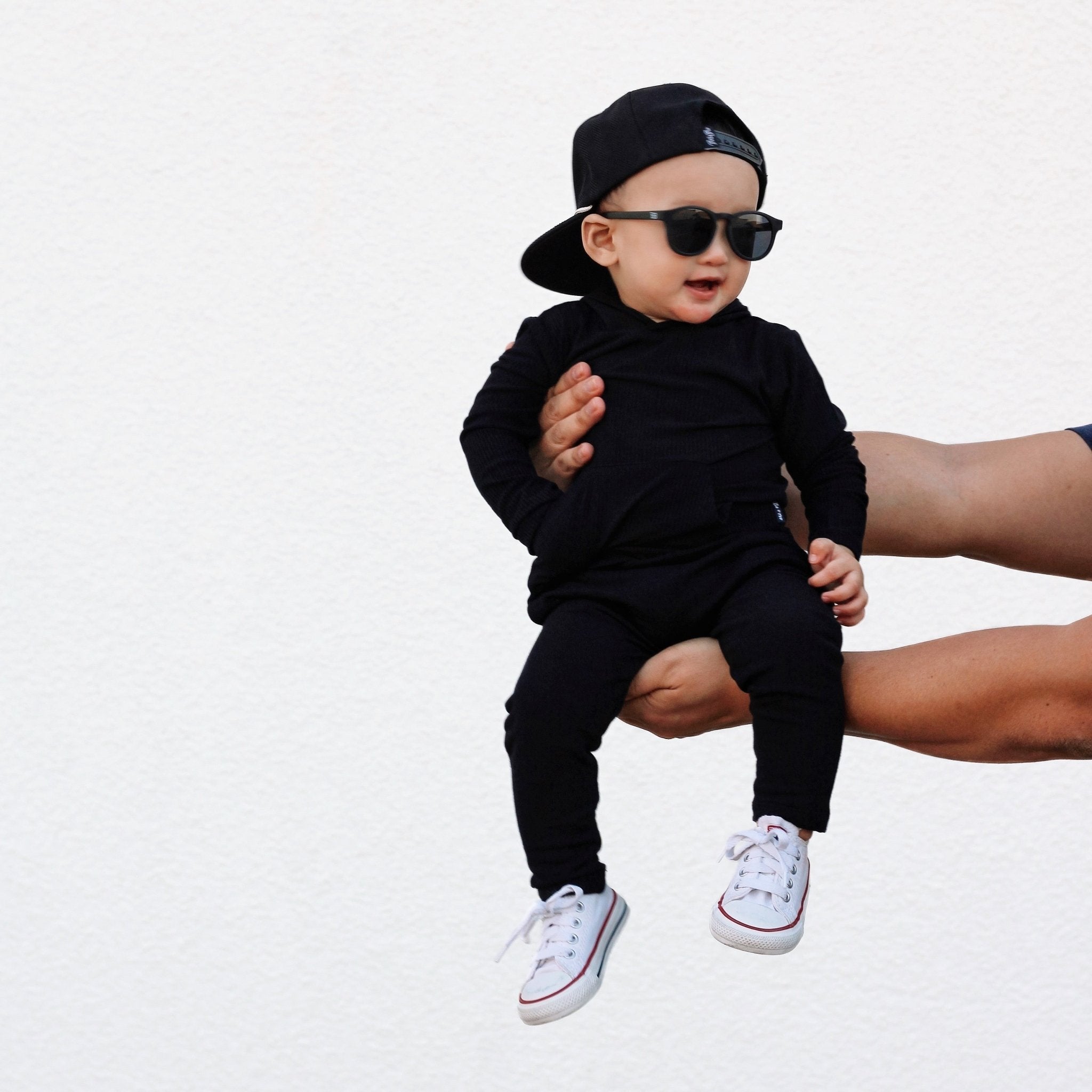 HAREM PANTS - Midnight Black - Tenth & Pine - harem pants - 0/6m