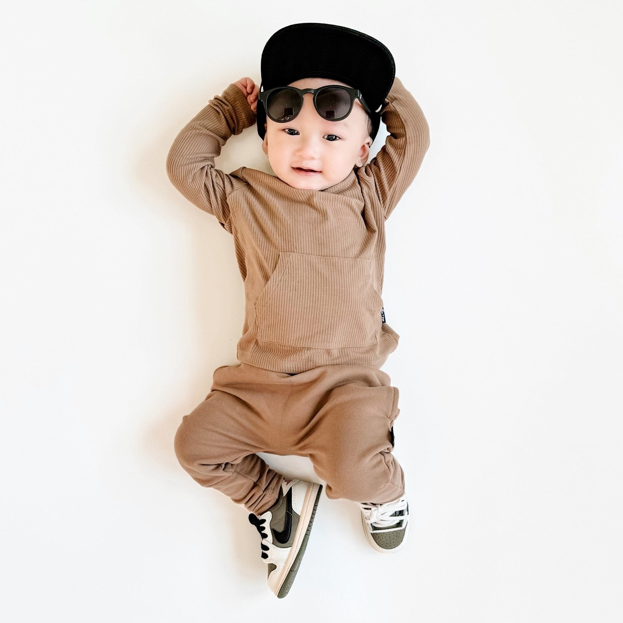 HAREM PANTS - Mocha - Tenth & Pine - harem pants - 0/6m