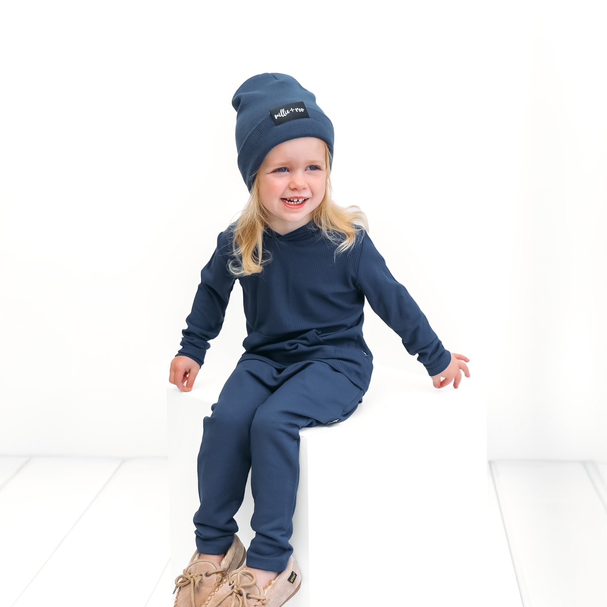 HAREM PANTS - Navy - Tenth & Pine - harem pants - 0/6m