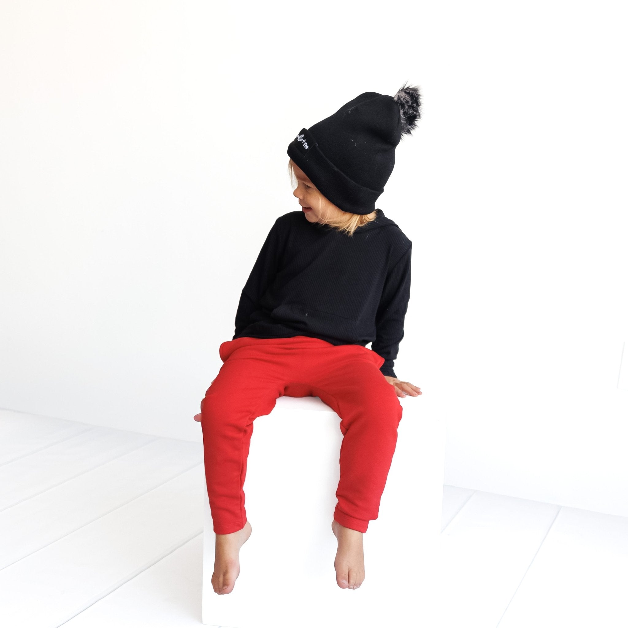 HAREM PANTS - Red - Tenth & Pine - harem pants - 0/6m