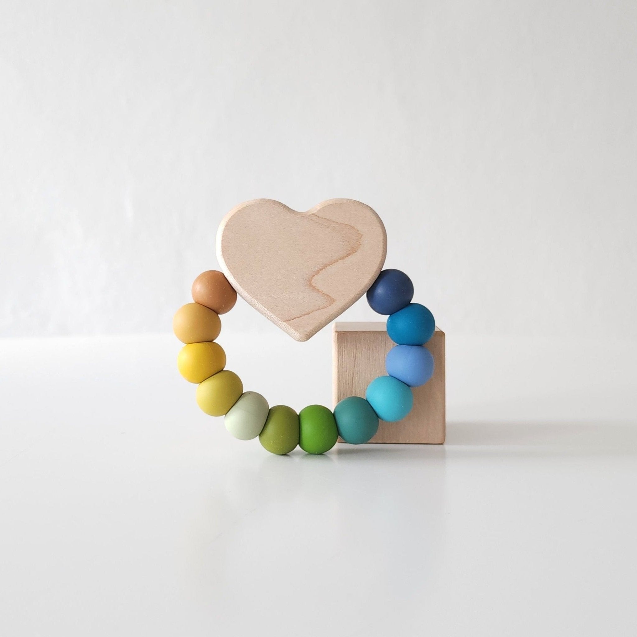 Heart Charm Teether - Tenth & Pine - Pacifiers & Teethers - Mountain