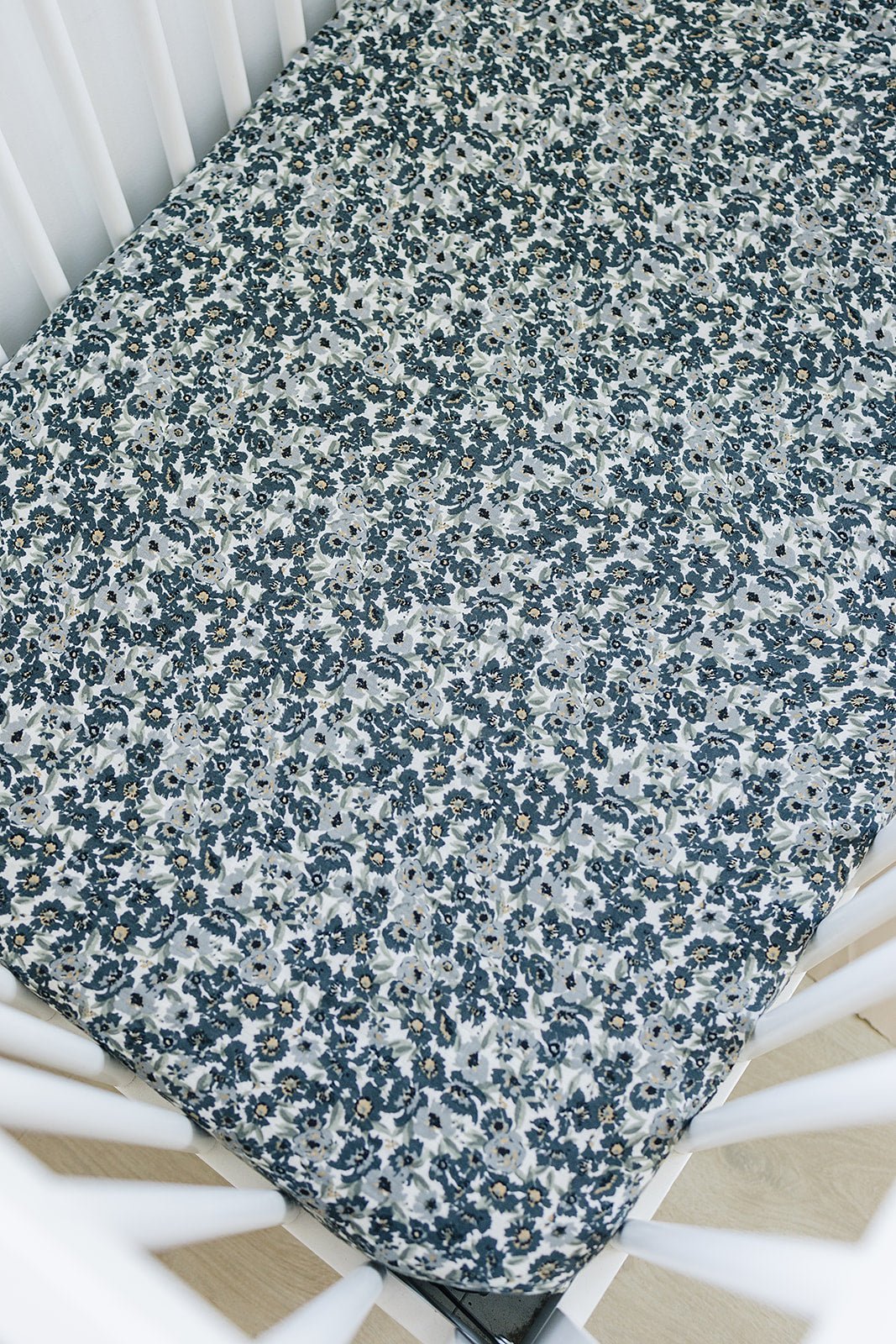 Liberty Floral Muslin Crib Sheet - Tenth & Pine -