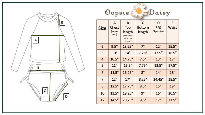 Long Sleeve Teal/Fuchsia Tropical Rash Guard Swimsuit - Tenth & Pine - Swimsuit - 2 - Oopsie Daisy