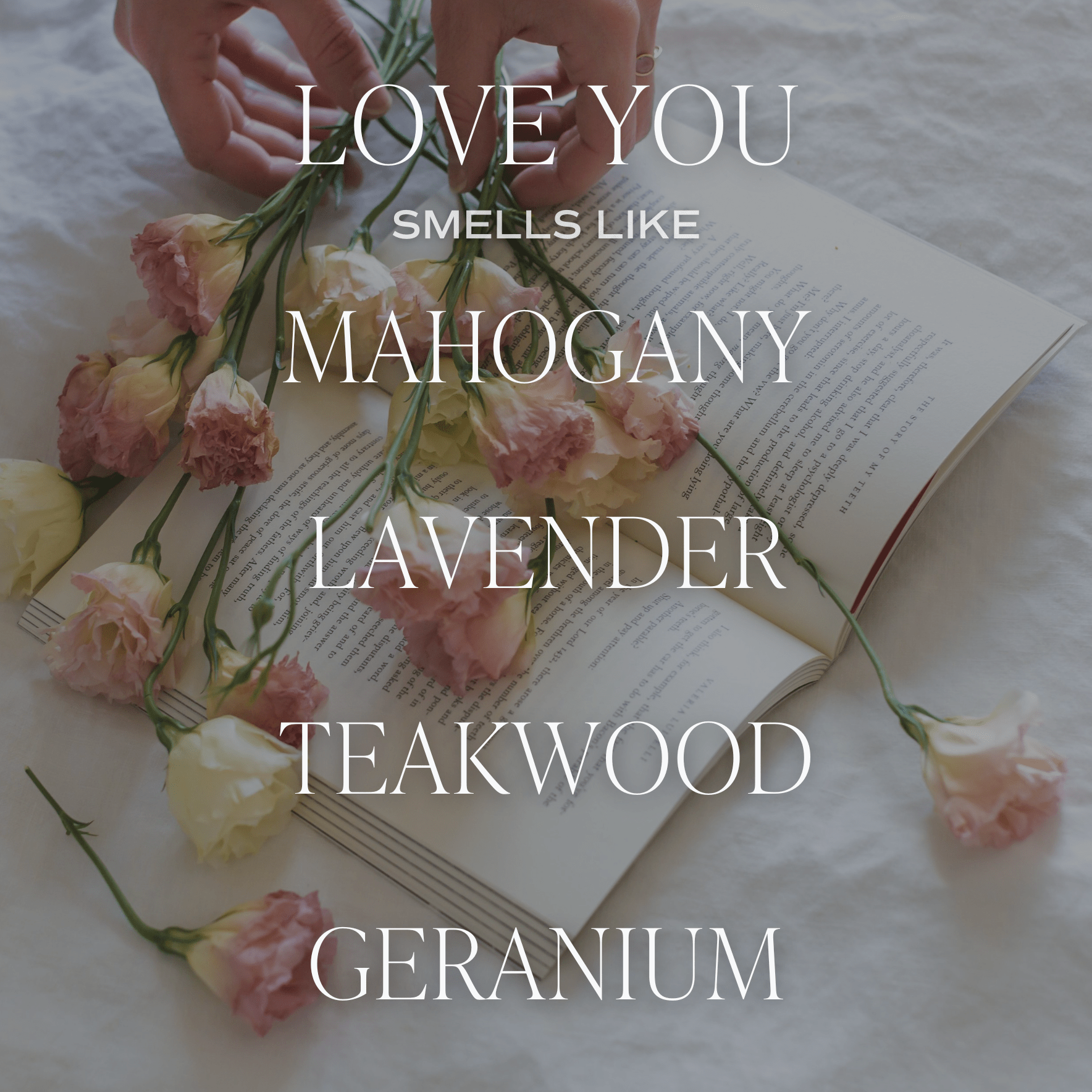 Love You Soy Candle - Clear Jar - 9 oz - Tenth & Pine - Candles -